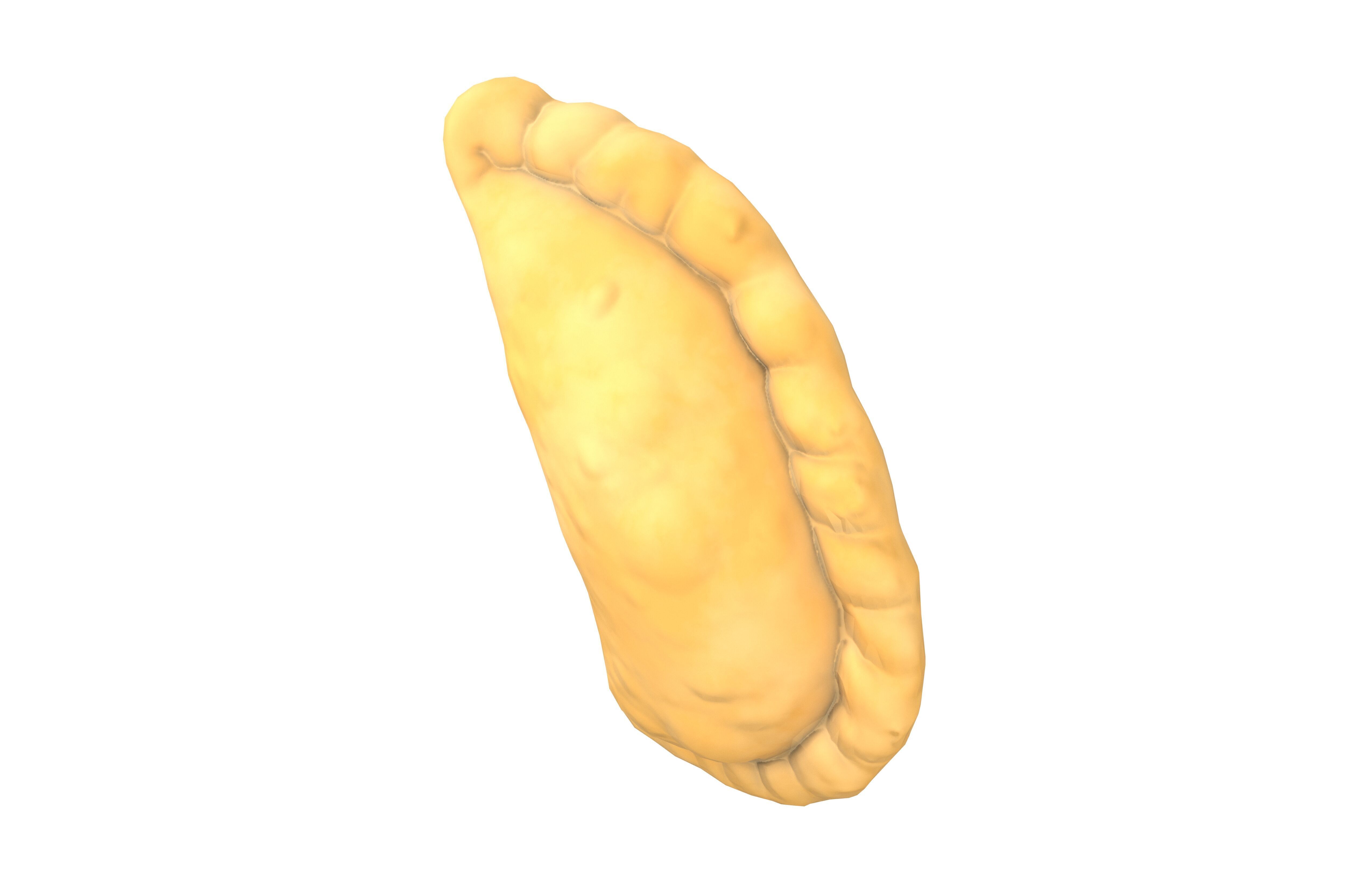 Fried Empanadas v1 001 Low-poly 3D model_2
