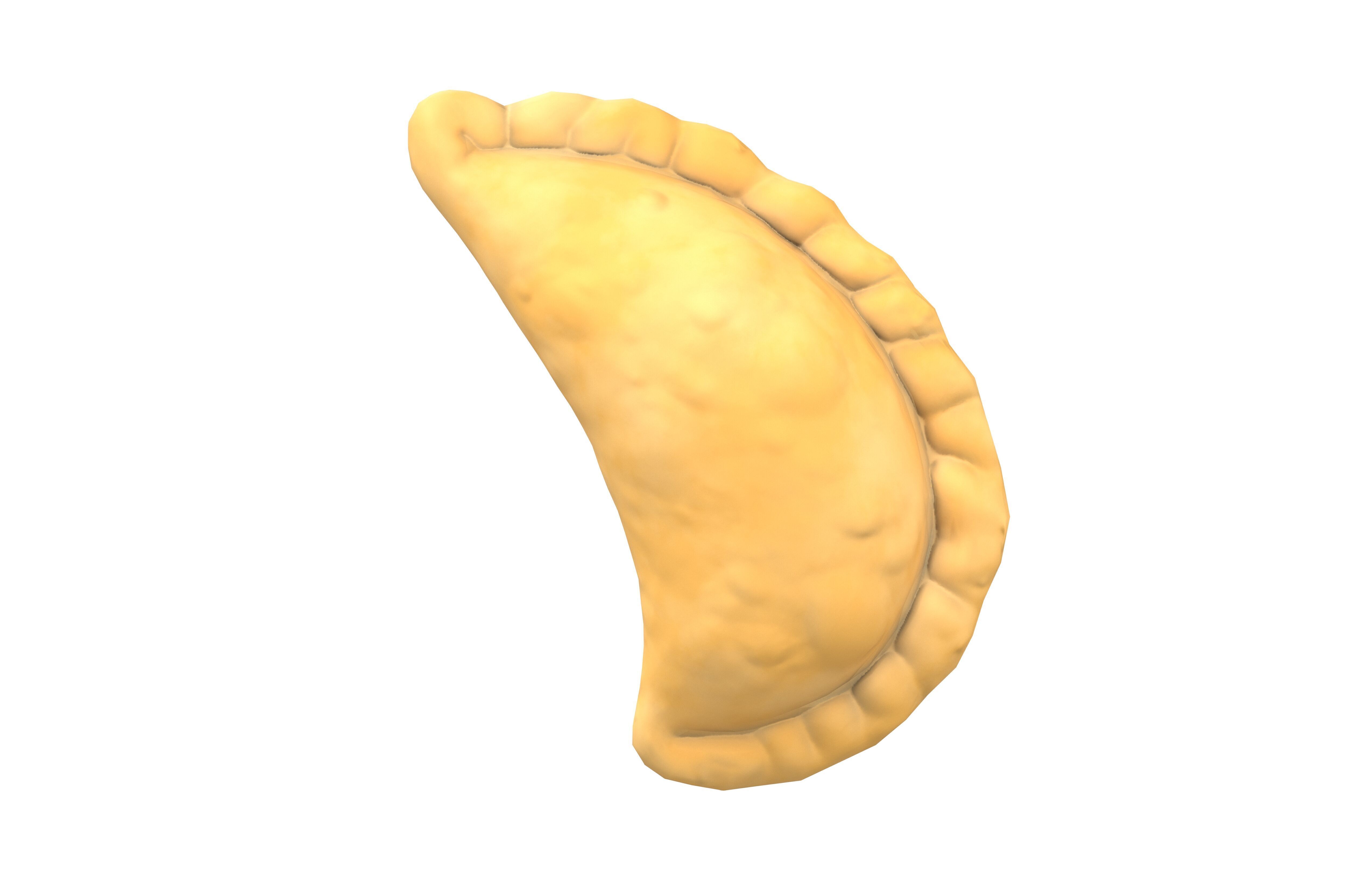 Fried Empanadas v1 001 Low-poly 3D model_1