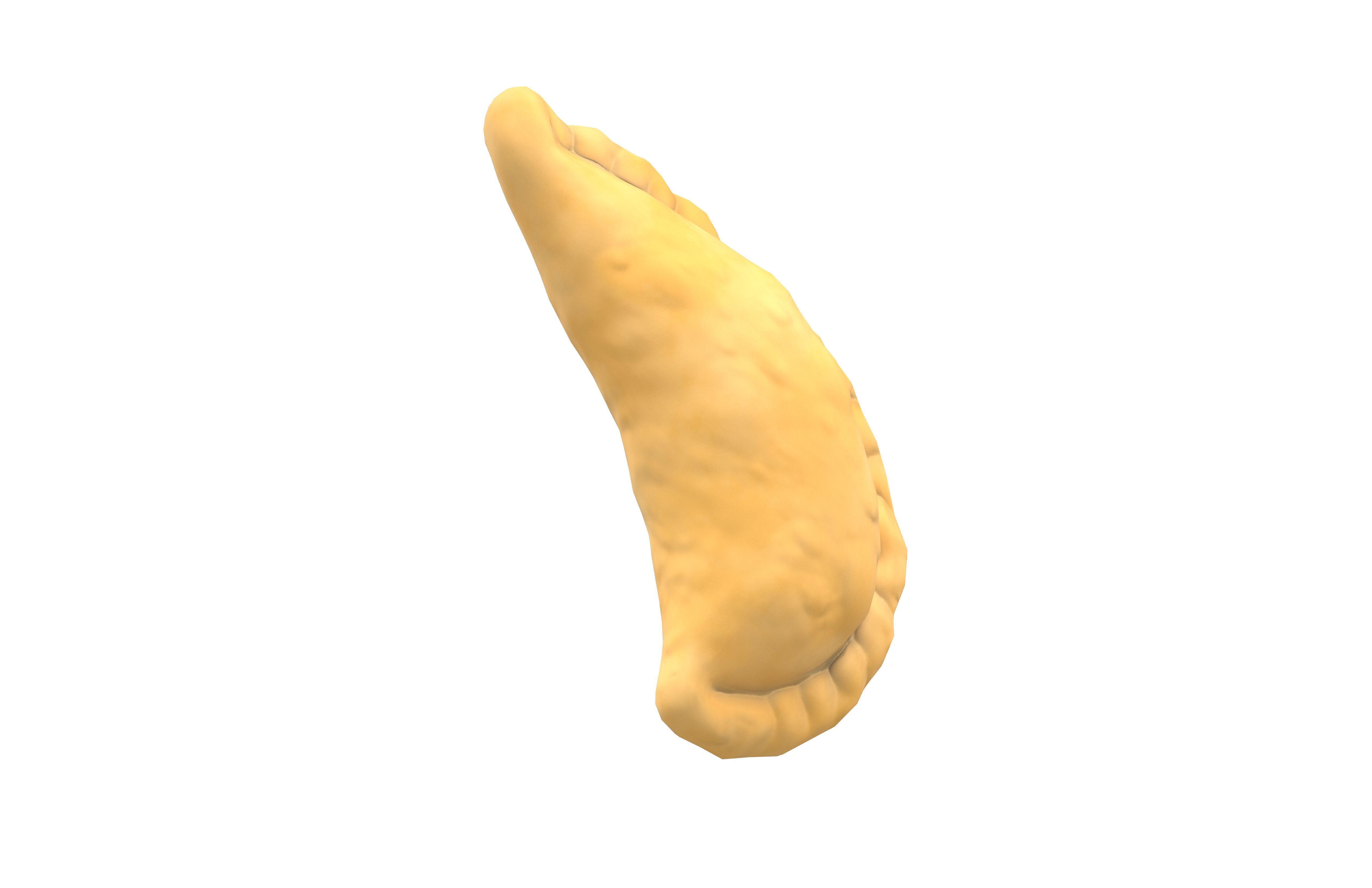 Fried Empanadas v1 001 Low-poly 3D model_3