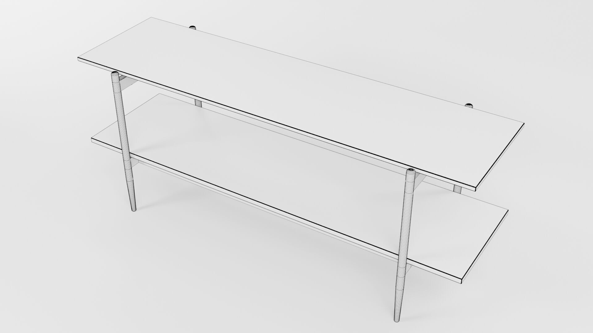 TV Rack CG4 3D model_8