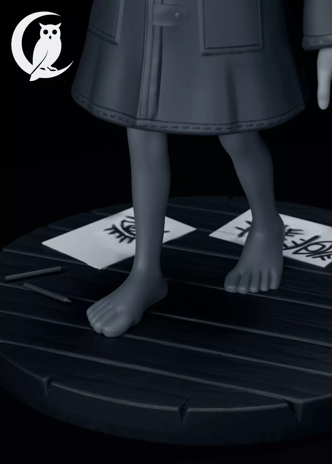 Six - Little Nightmares Miniature 3D print model_6