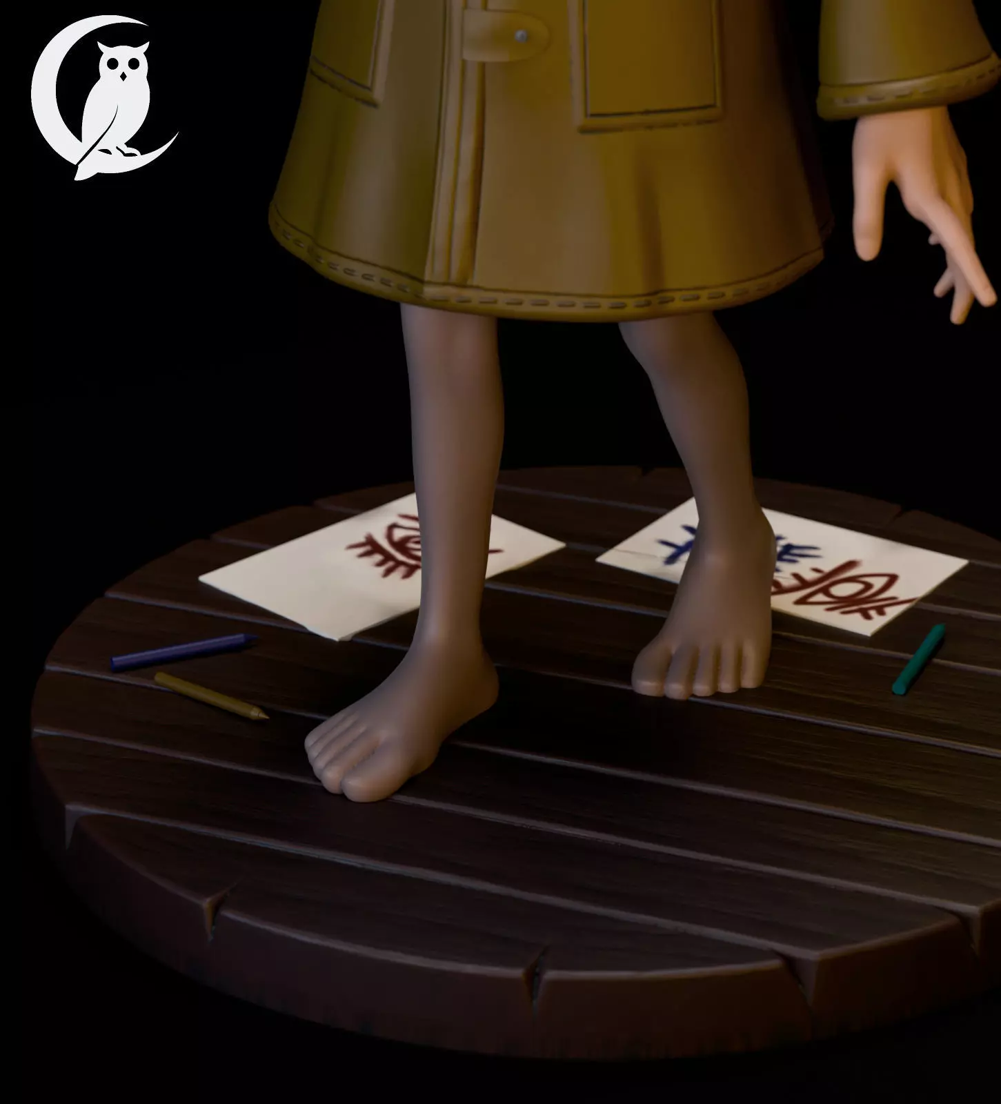 Six - Little Nightmares Miniature 3D print model_1