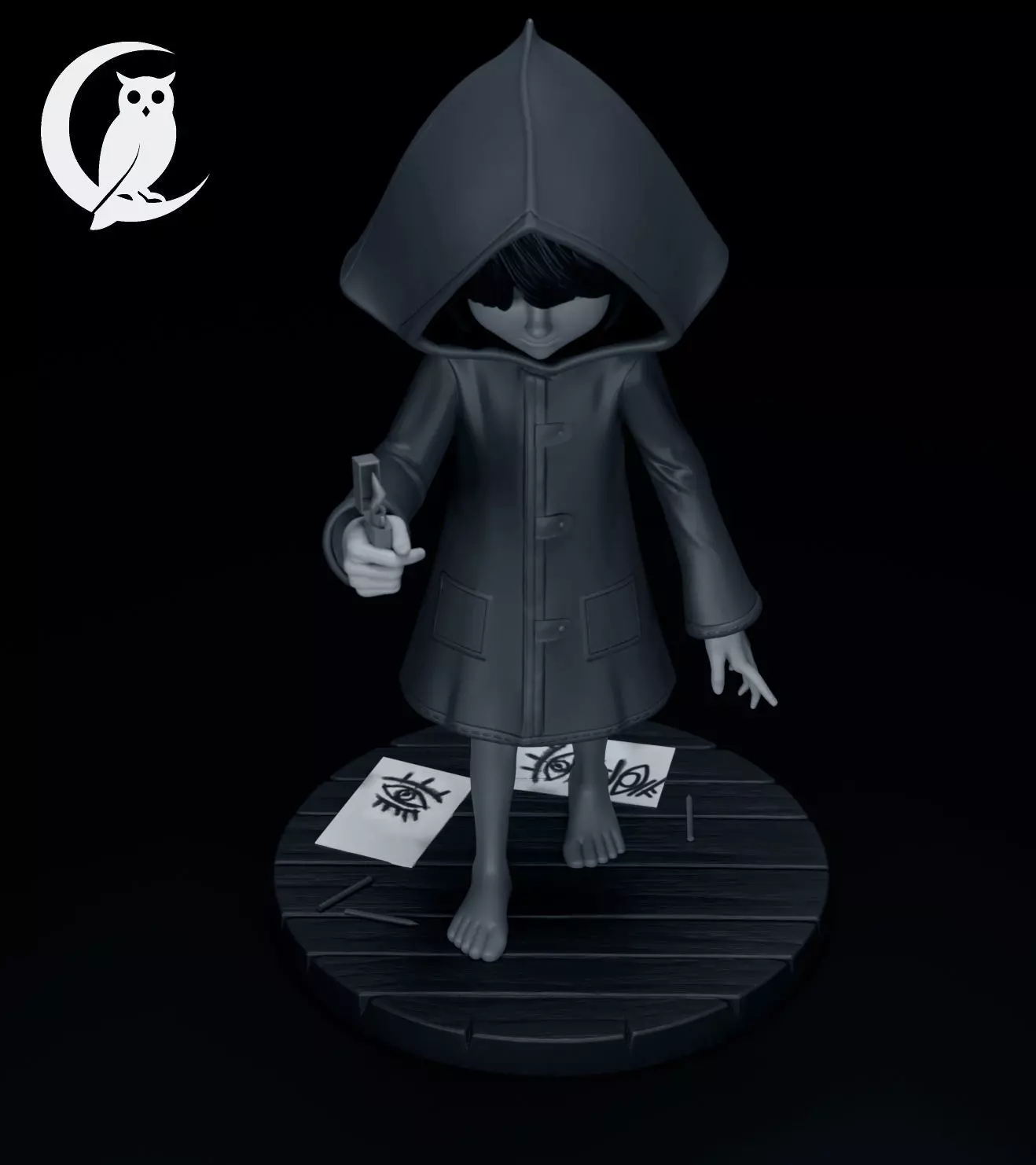 Six - Little Nightmares Miniature 3D print model_3