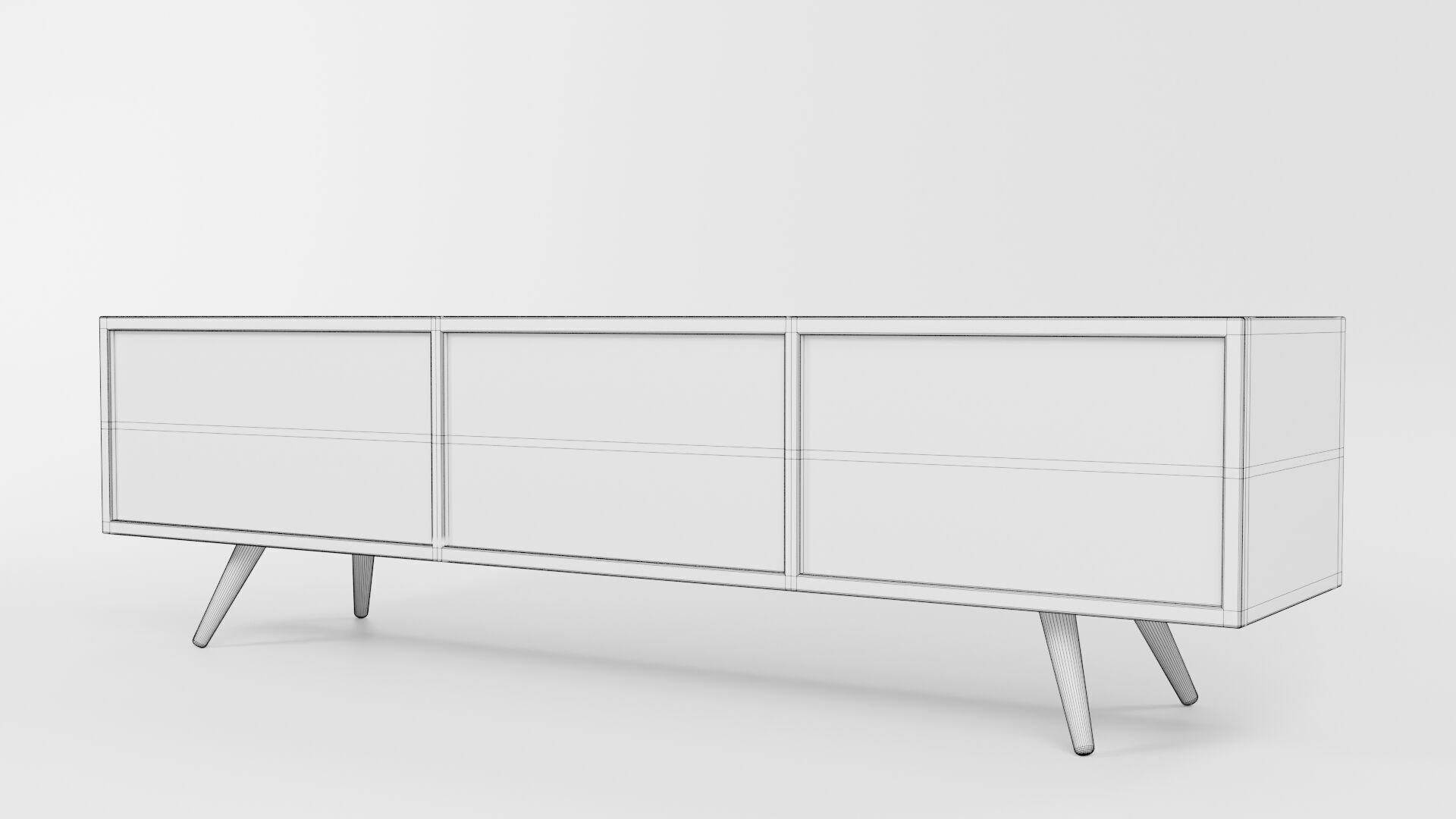 TV Rack CG6 3D model_11