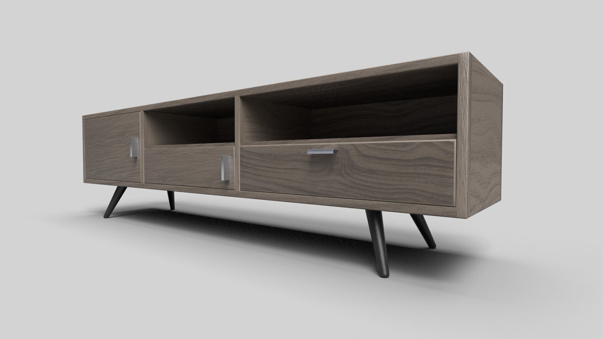 TV Rack CG6 3D model_2