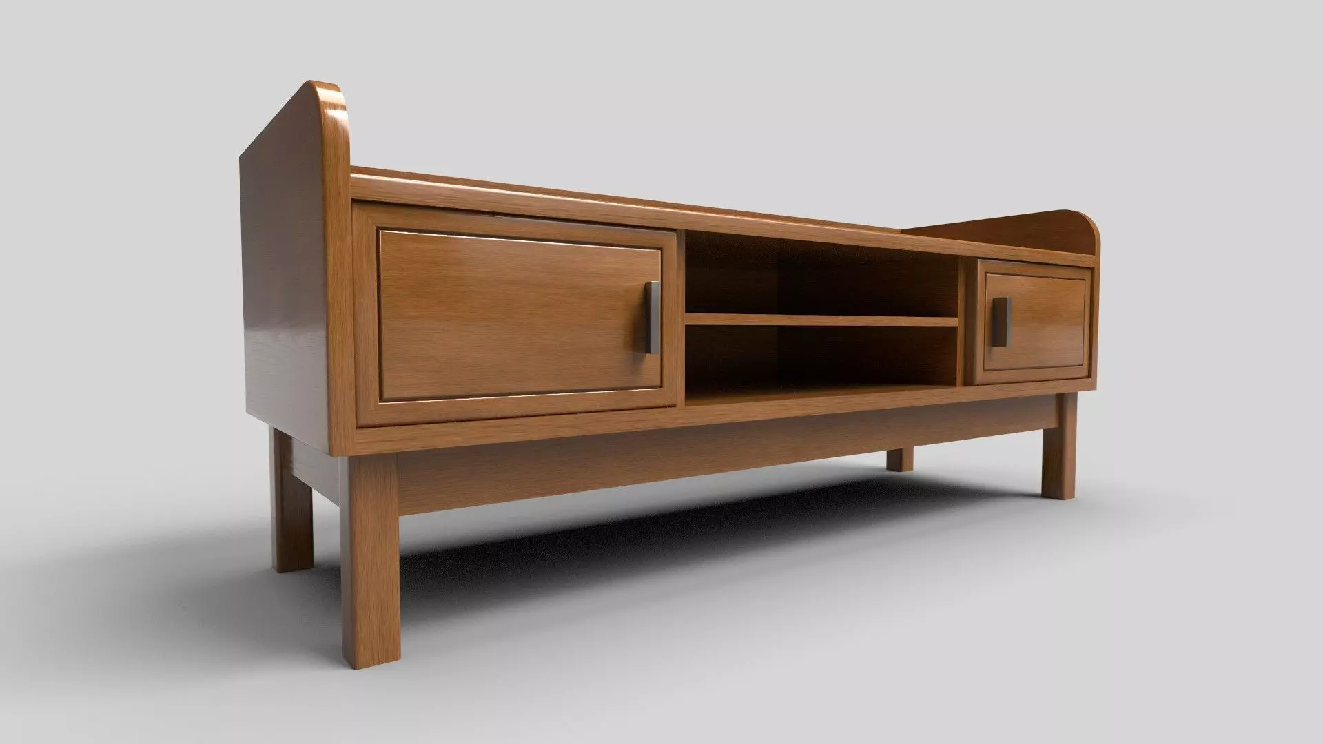 TV Rack CG7 3D model_0