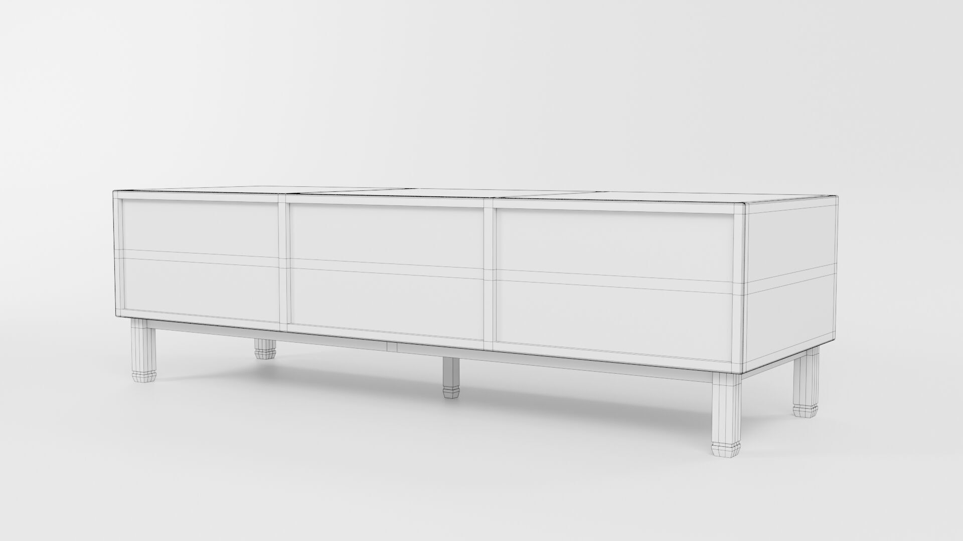 TV Rack CG9 3D model_10