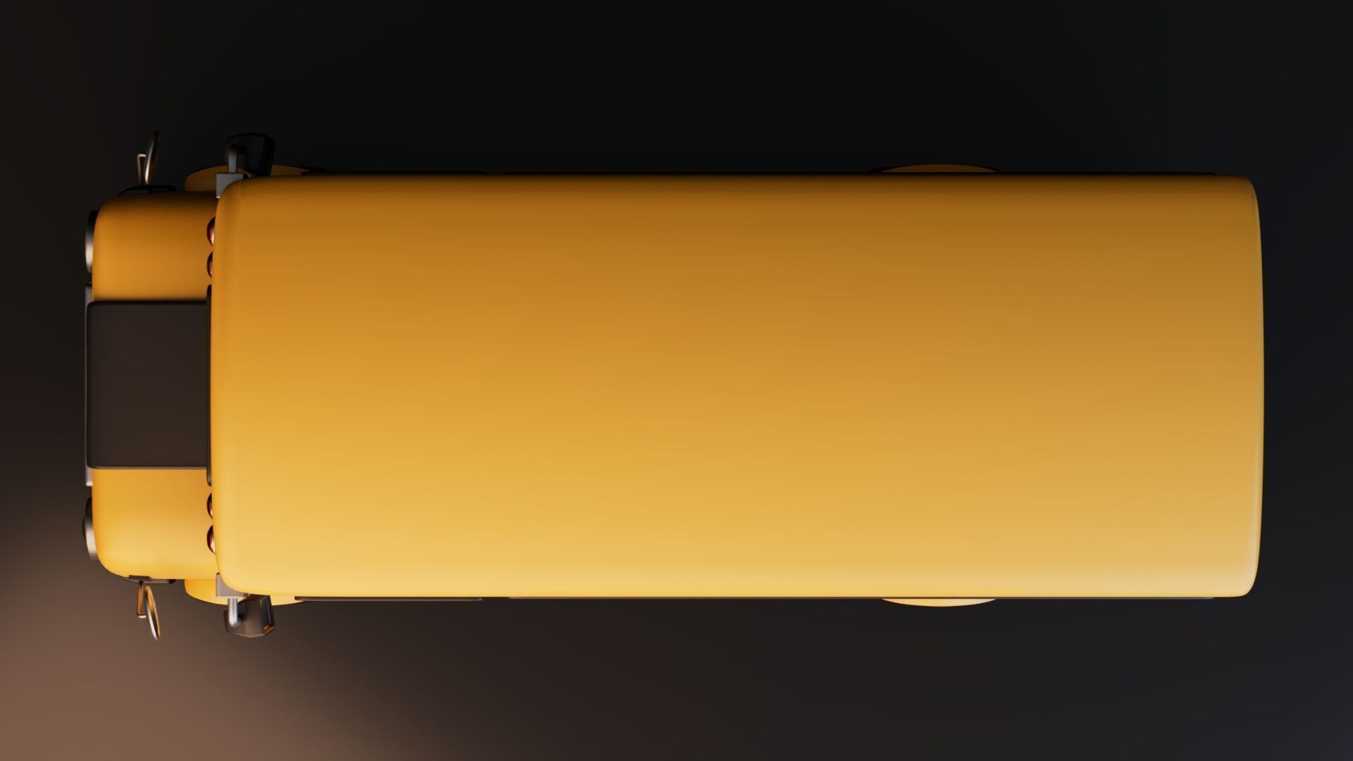 Low Poly School Bus Low-poly 3D model_6