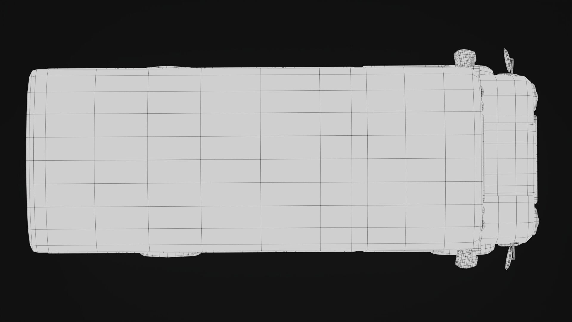 Low Poly School Bus Low-poly 3D model_12