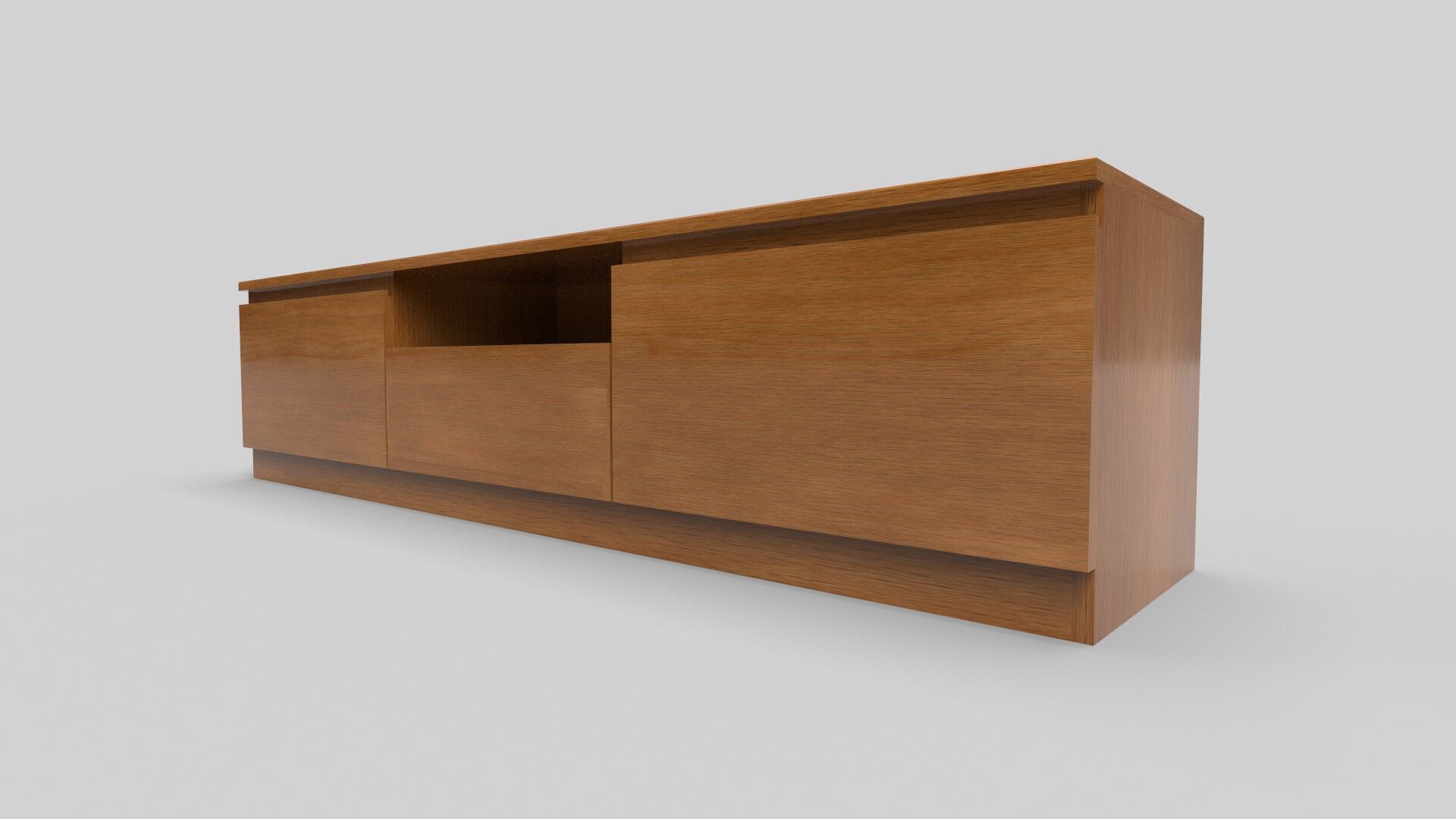 TV Rack CG11 3D model_2