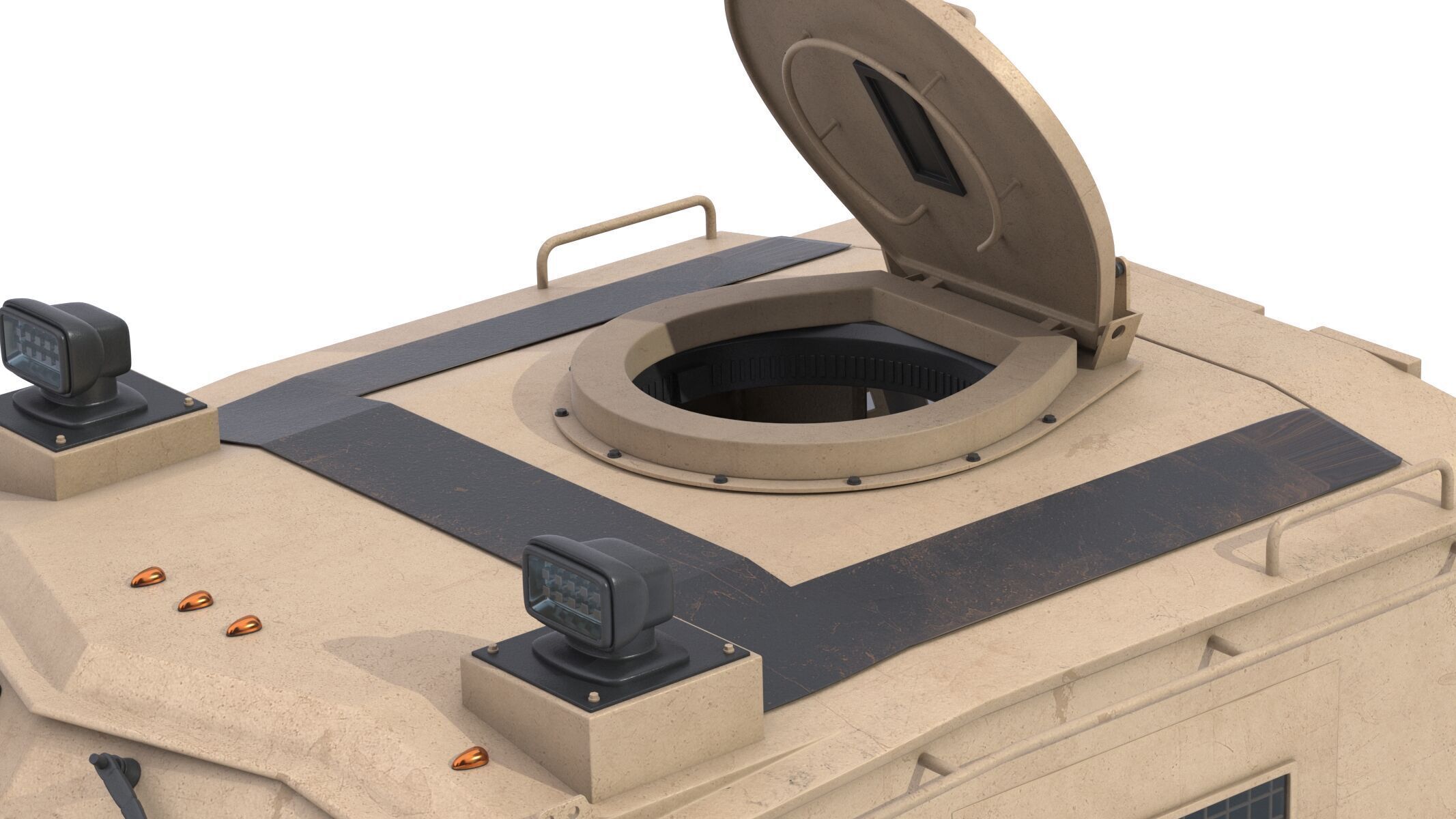 Lenco Bearcat X3 Armored Vehicle Low-poly 3D model_23