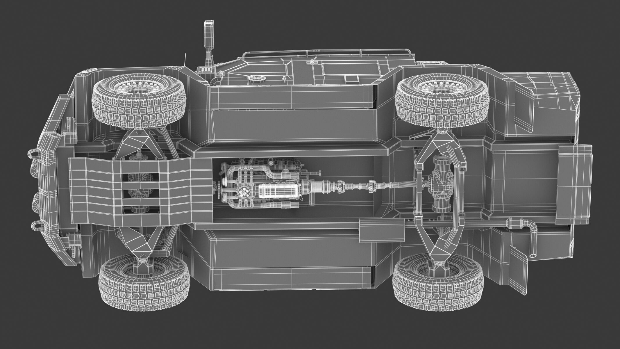 Lenco Bearcat X3 Armored Vehicle Low-poly 3D model_18