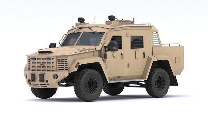 Lenco Bearcat X3 Armored Vehicle Low-poly 3D model