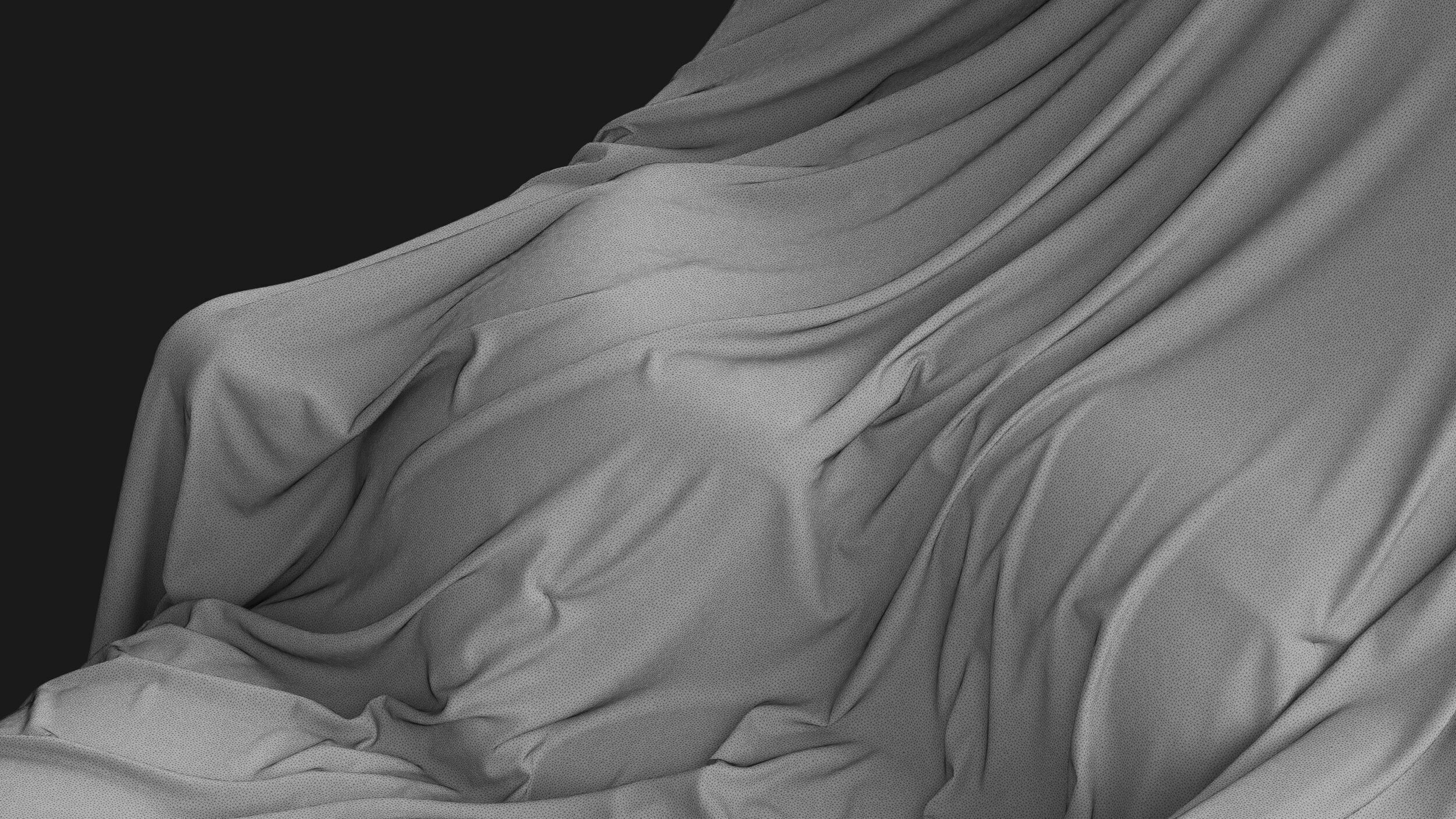 Covered Classic Sofa 06 3D model_8