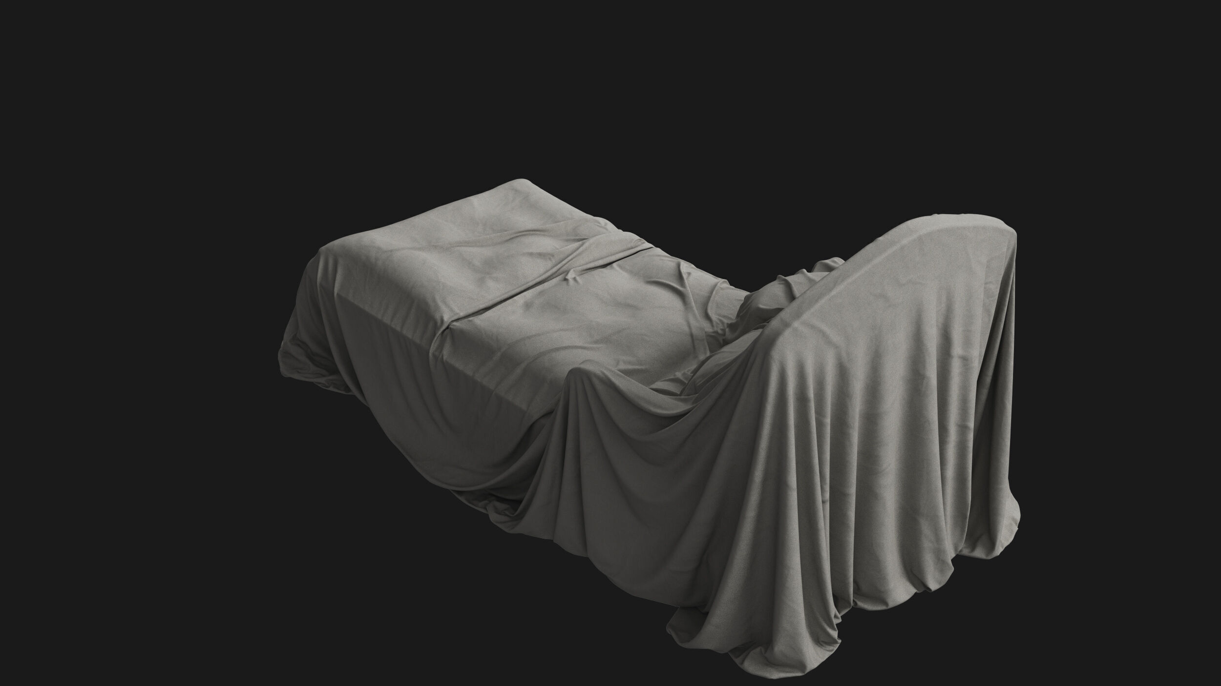 Covered Classic Sofa 06 3D model_1