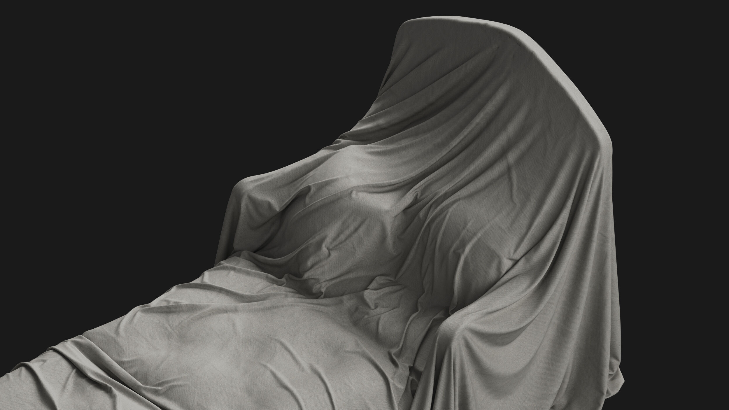 Covered Classic Sofa 06 3D model_6