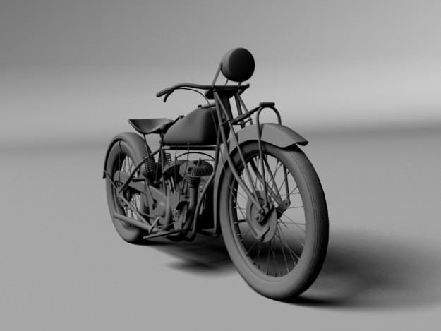 Indian Scout 1928 3D model_14