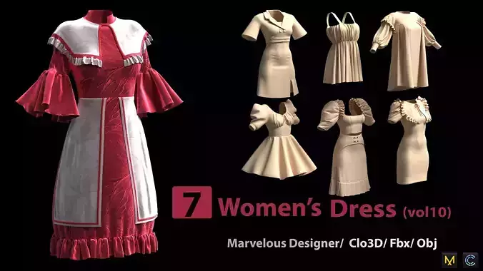 7 Womens Dress -vol10
