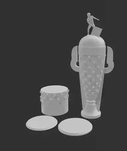 Borgwarner indy 500 trophy 3D print model