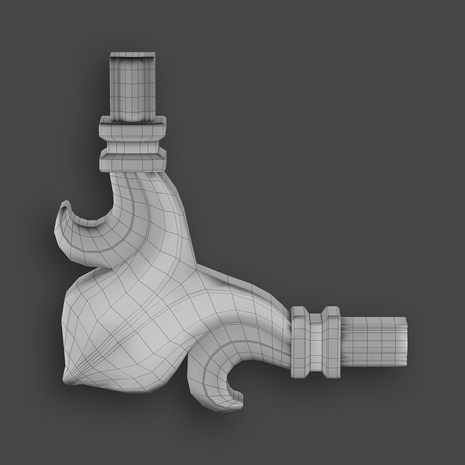 5 corners Ornamental Pack 2 3D model_7