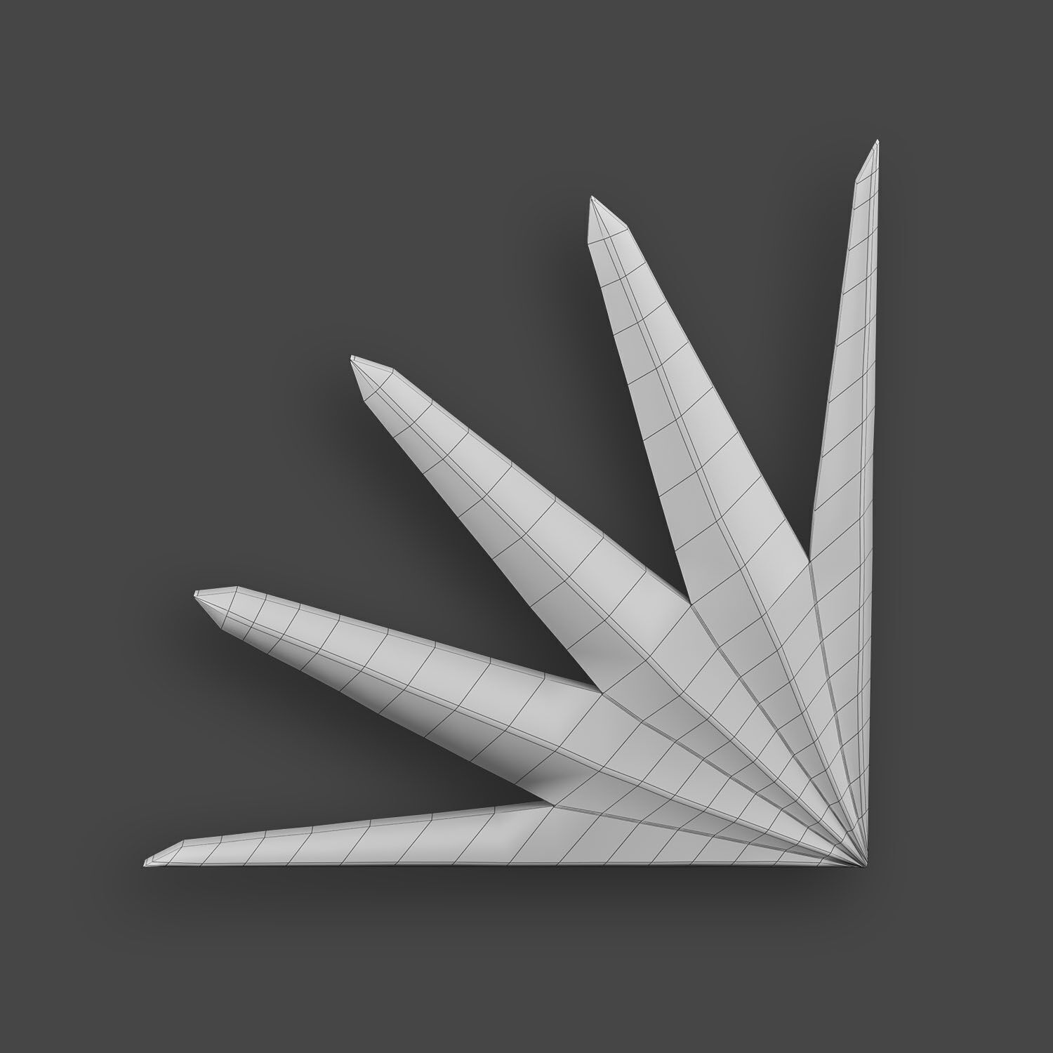 5 corners Ornamental Pack 2 3D model_11