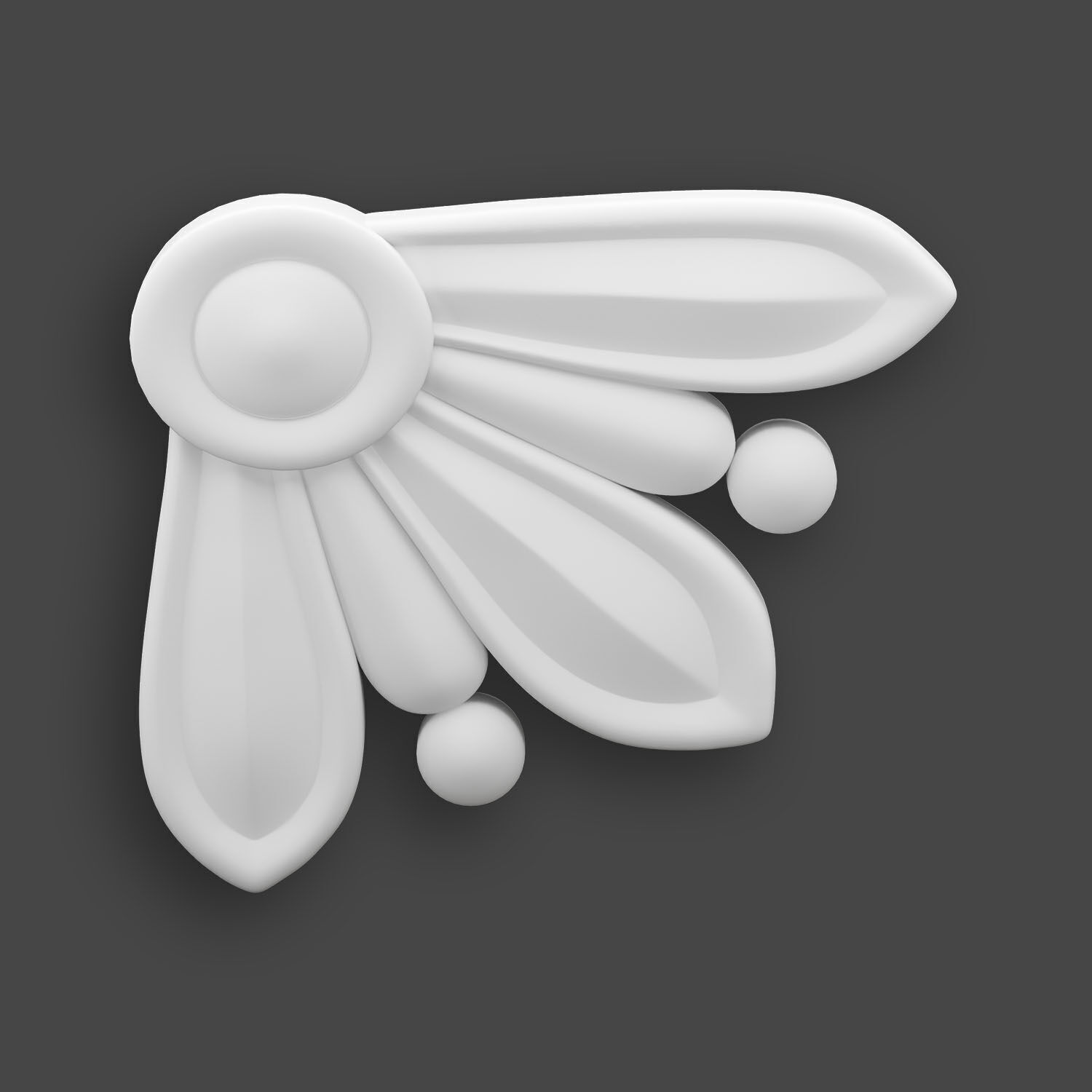 5 corners Ornamental Pack 2 3D model_20