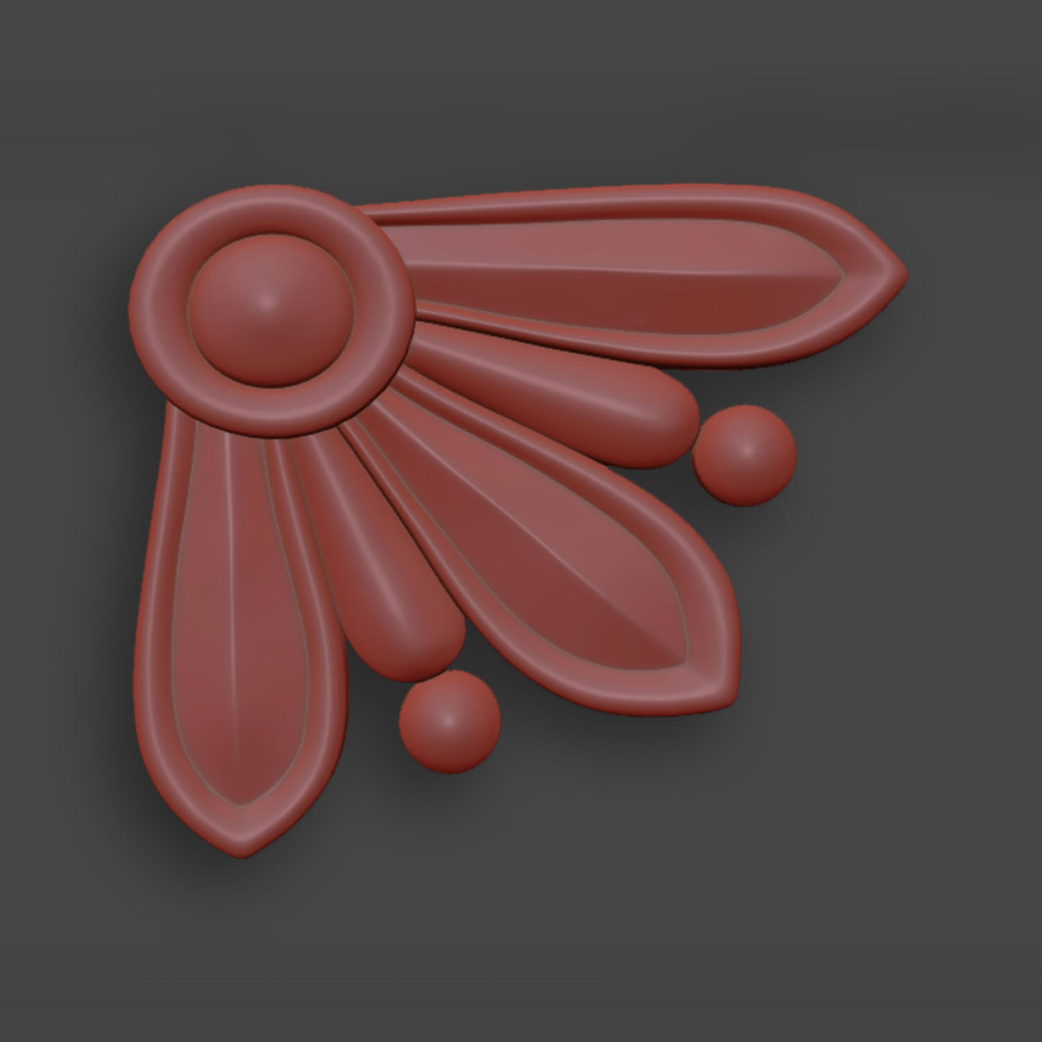 5 corners Ornamental Pack 2 3D model_14