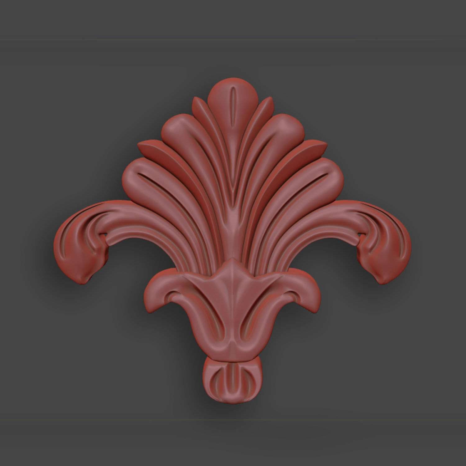 5 corners Ornamental Pack 2 3D model_15