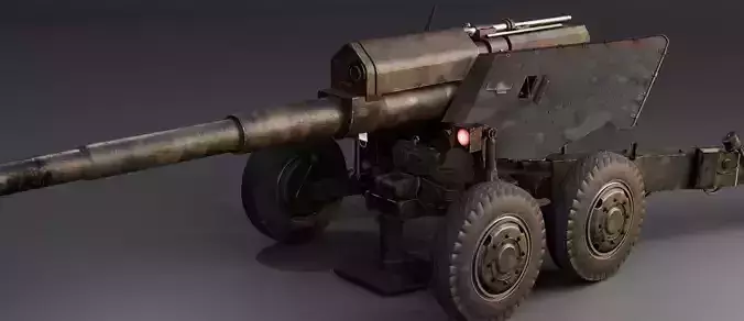 2A36 Giatsint-B - Soviet 152mm towed field gun