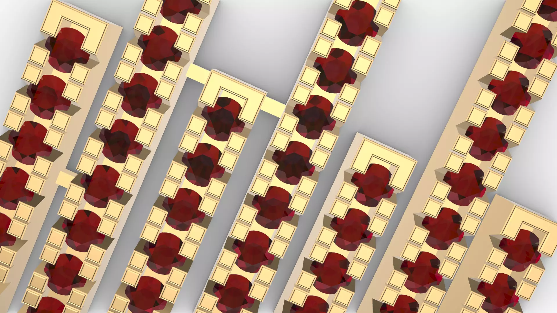 Micro prong setting Bar Jewelsparadize 3D print model_0