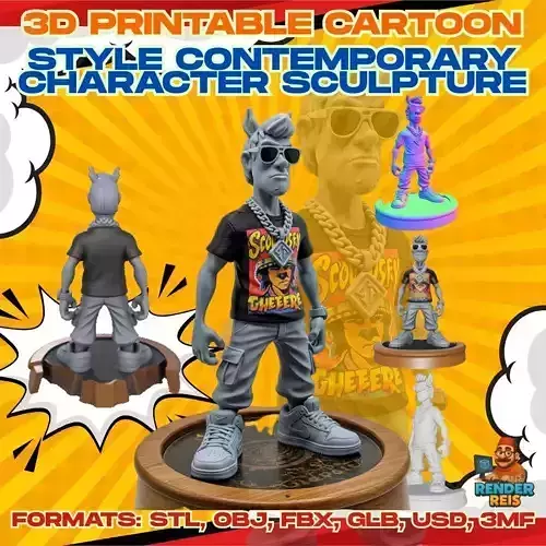 Cool Urban Character Figure with 