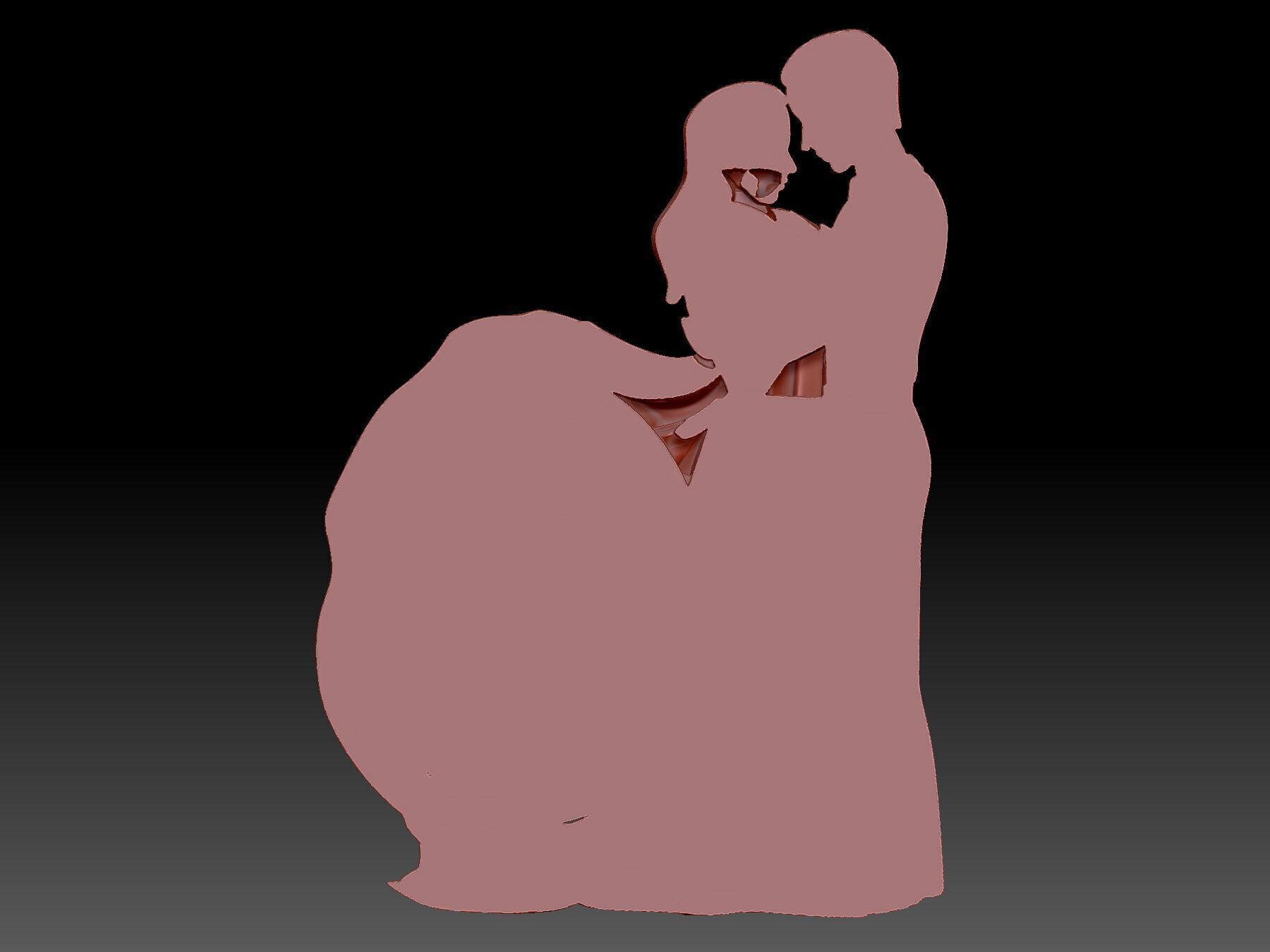 Family Photo Frame 3D print model_2