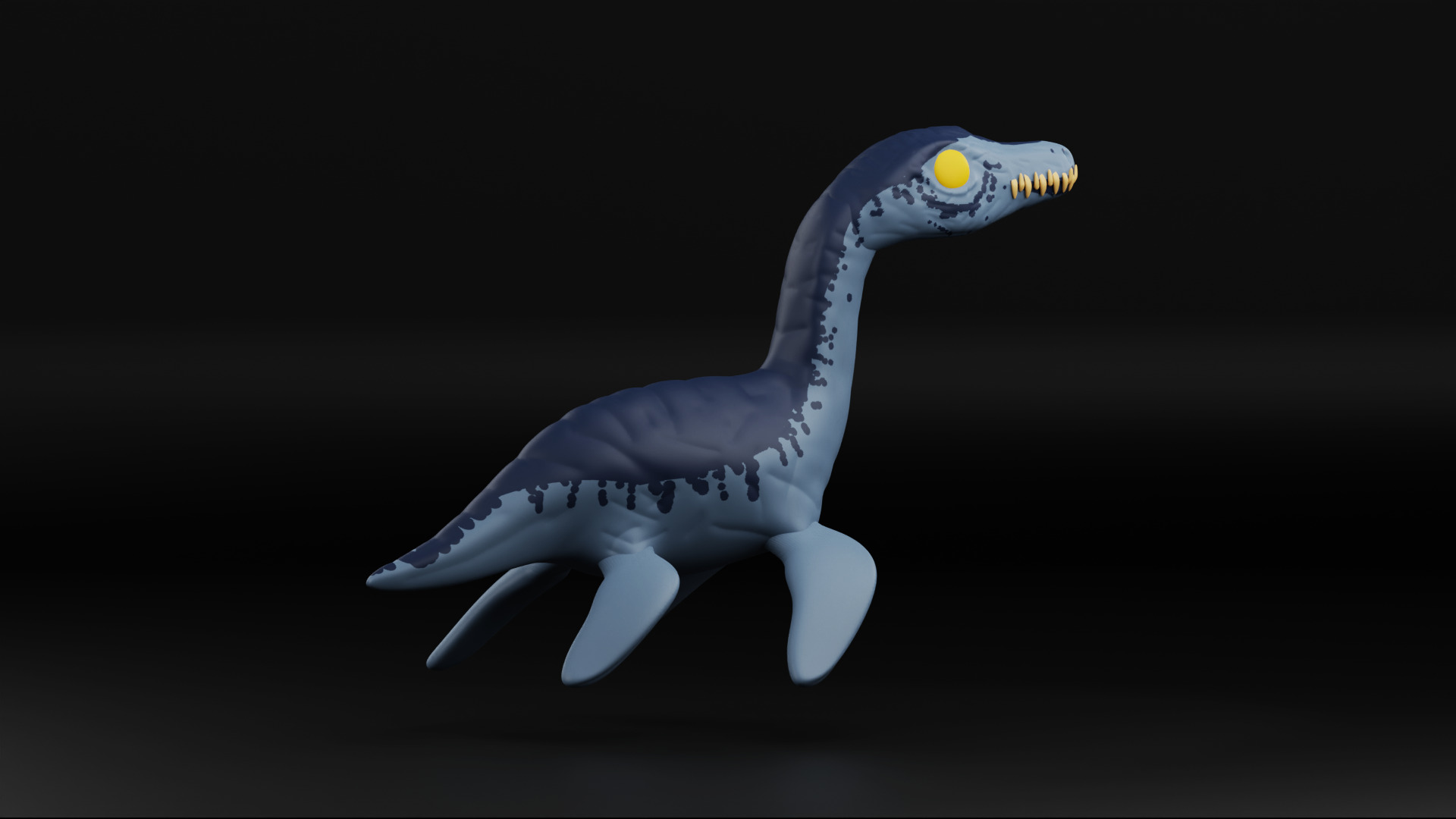 plesiosaur funko pop from the jurassic period 3D print model_6