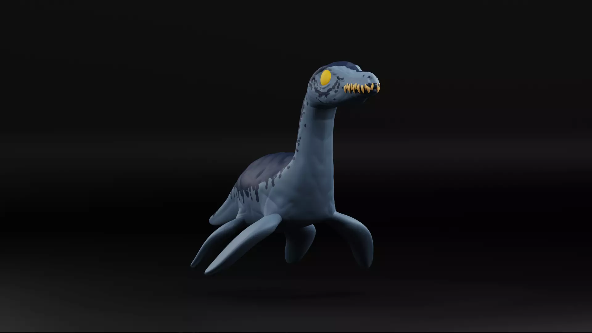 plesiosaur funko pop from the jurassic period 3D print model_0