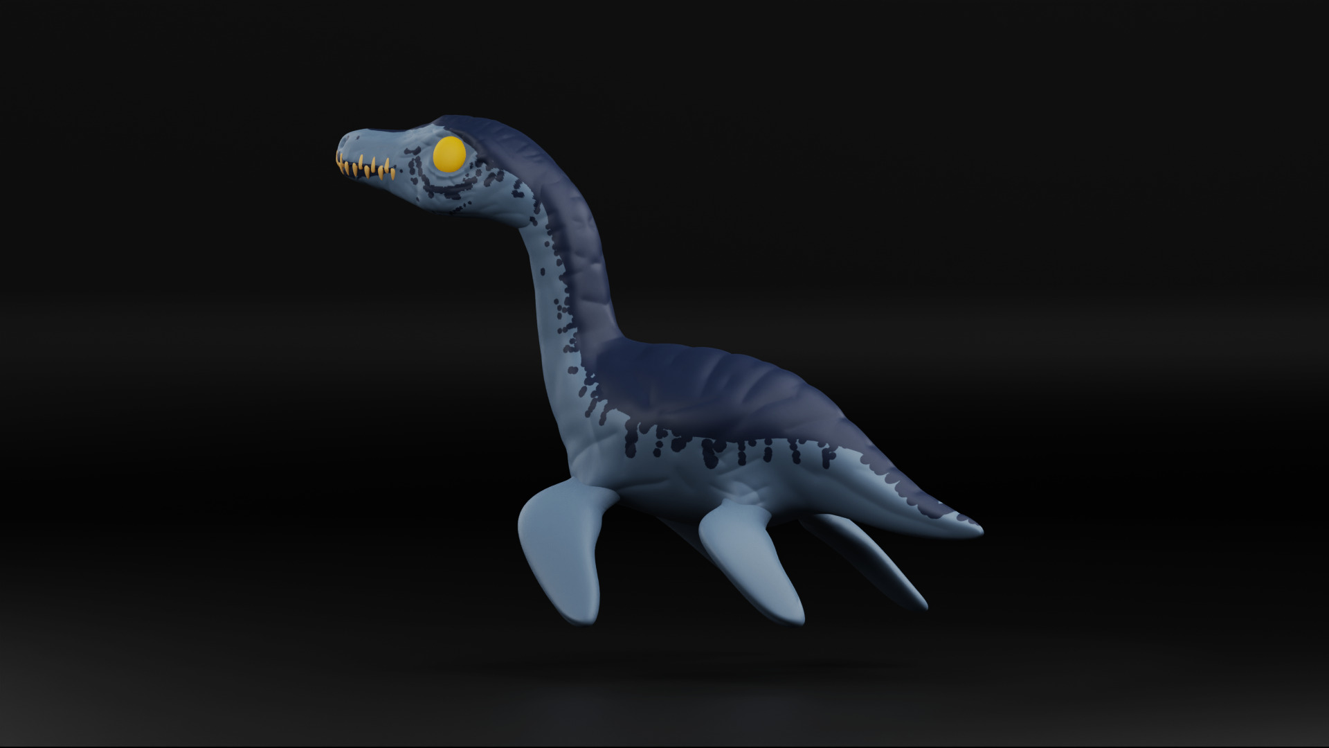 plesiosaur funko pop from the jurassic period 3D print model_10