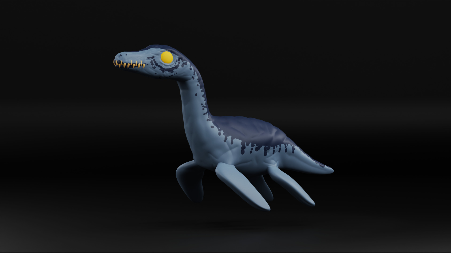 plesiosaur funko pop from the jurassic period 3D print model_12