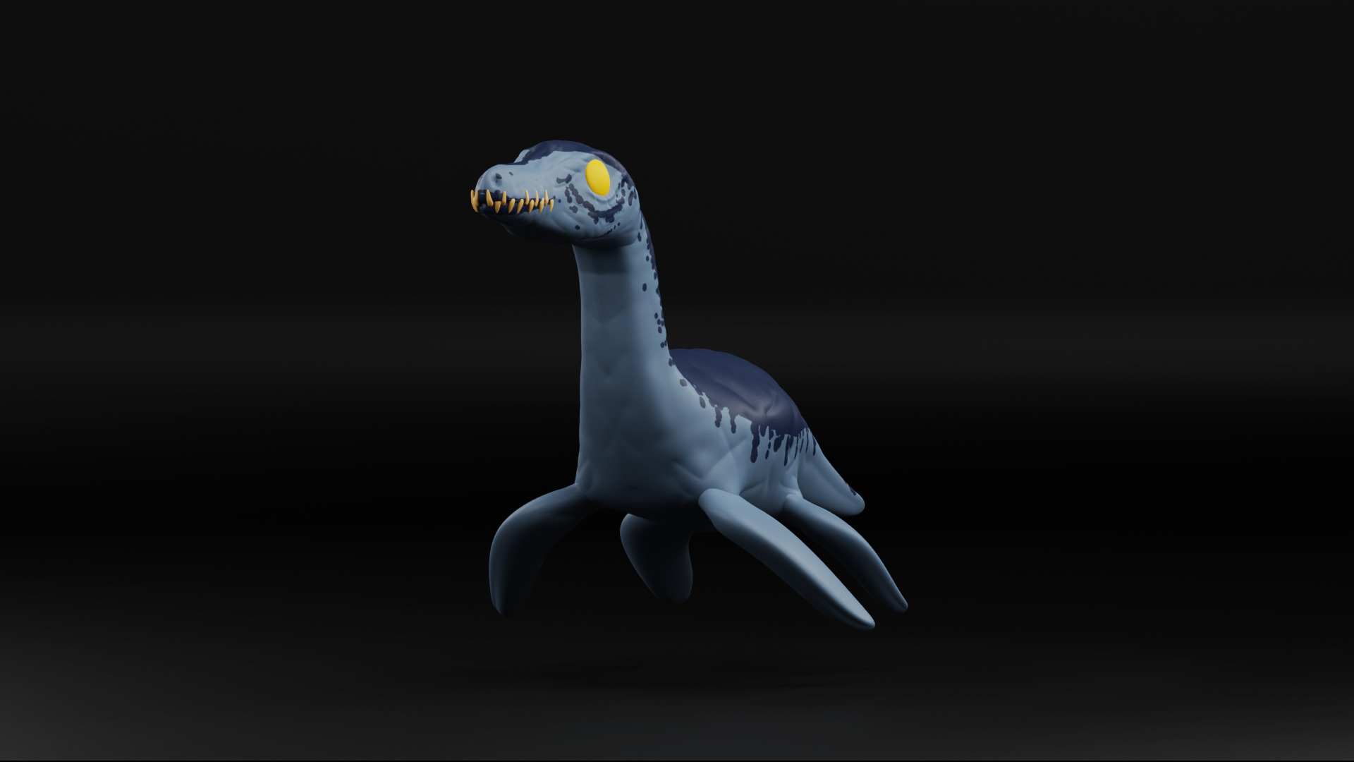 plesiosaur funko pop from the jurassic period 3D print model_13