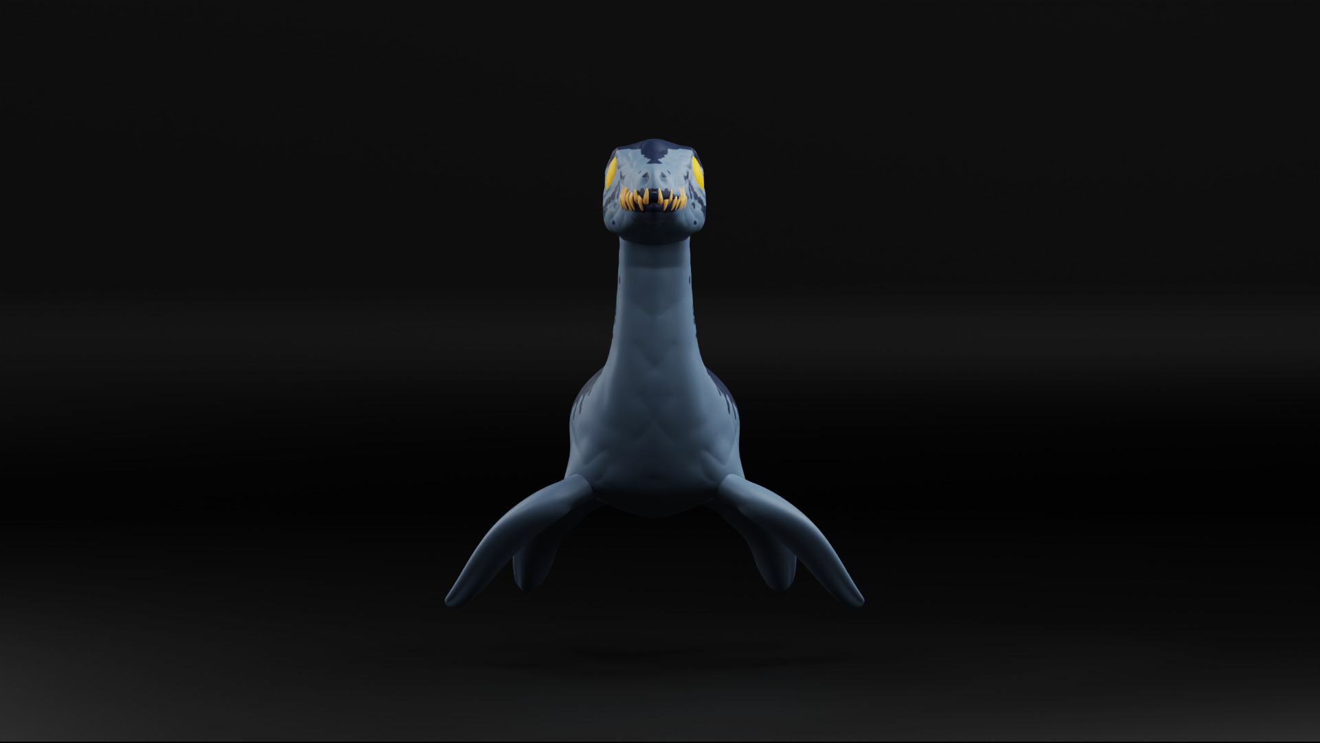 plesiosaur funko pop from the jurassic period 3D print model_14