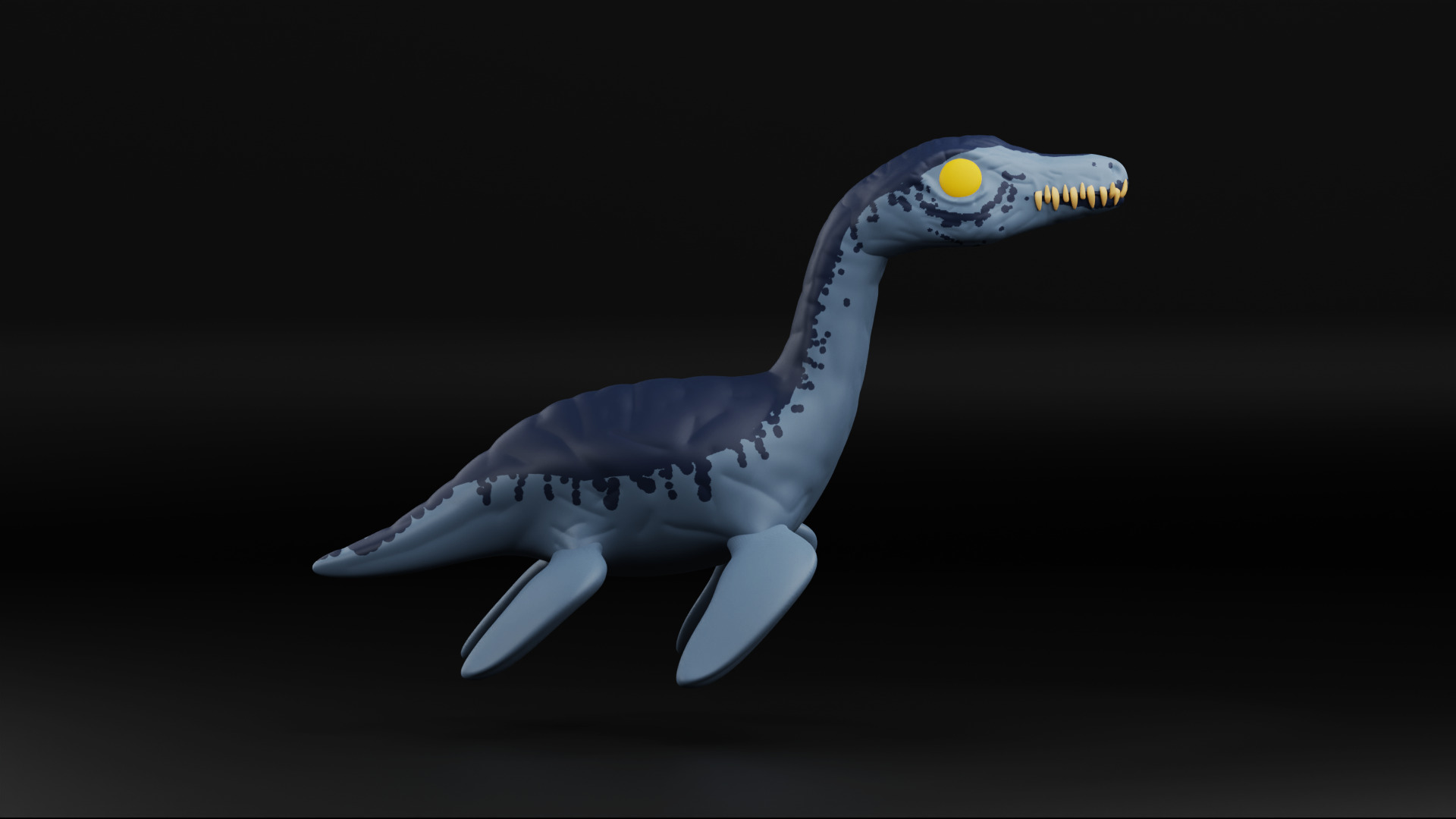 plesiosaur funko pop from the jurassic period 3D print model_5