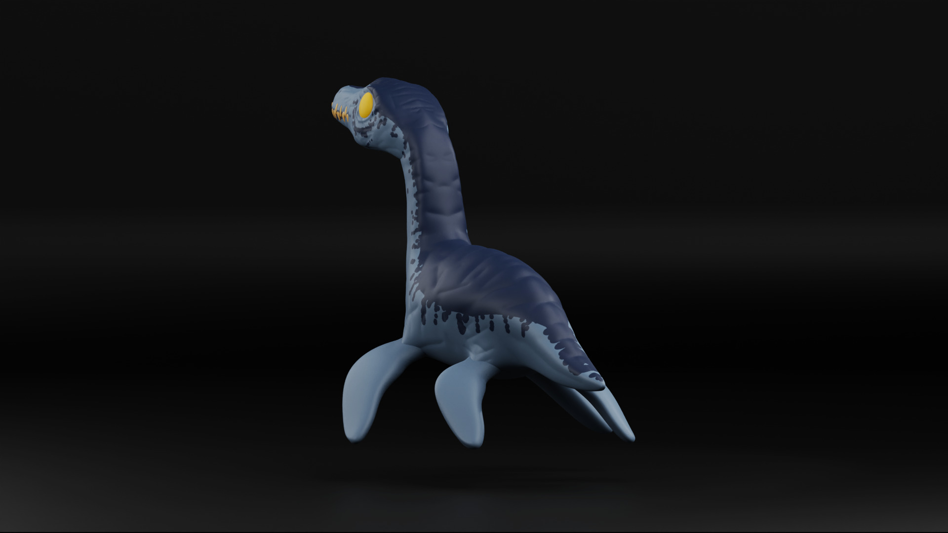 plesiosaur funko pop from the jurassic period 3D print model_9