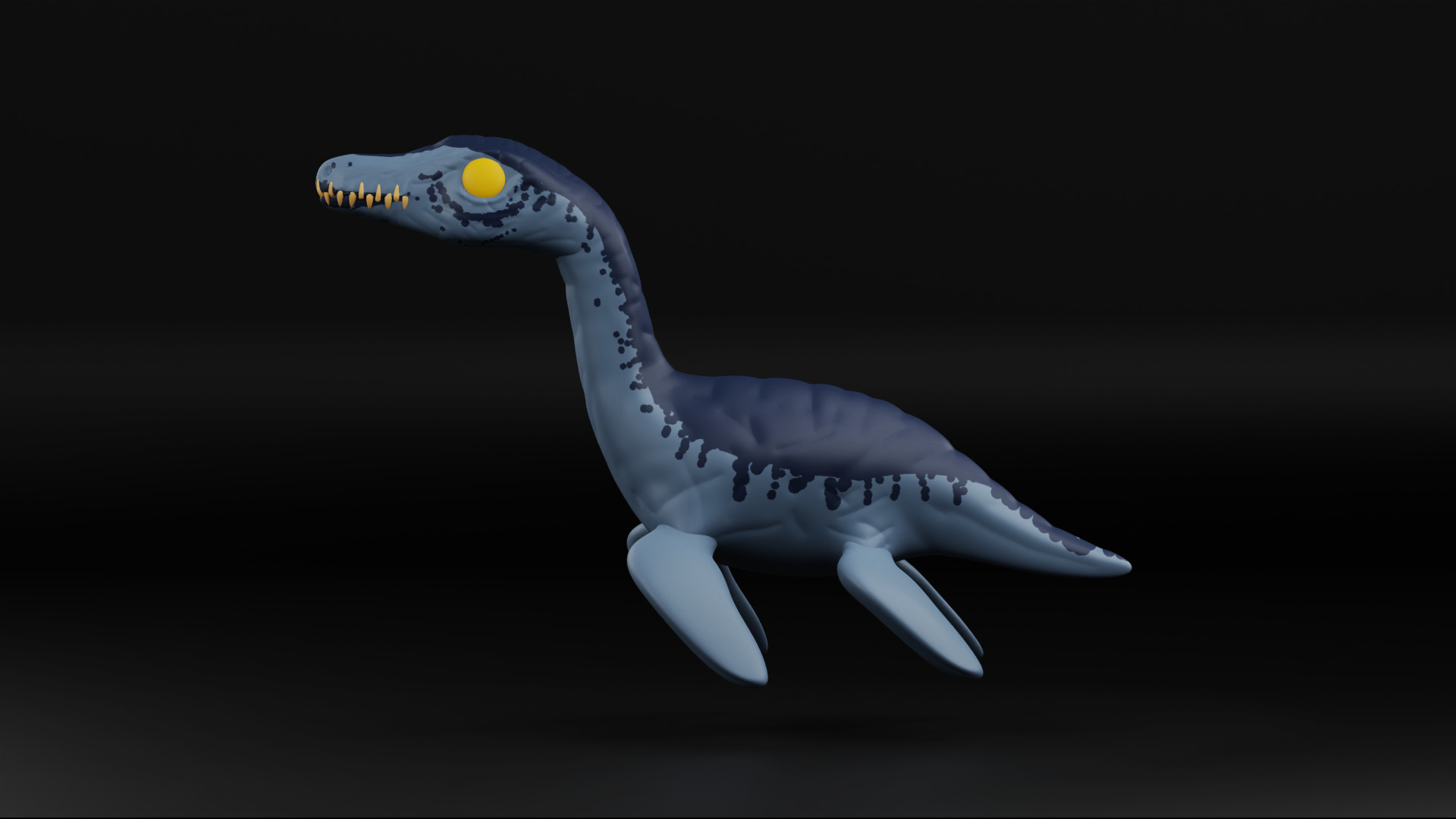 plesiosaur funko pop from the jurassic period 3D print model_11