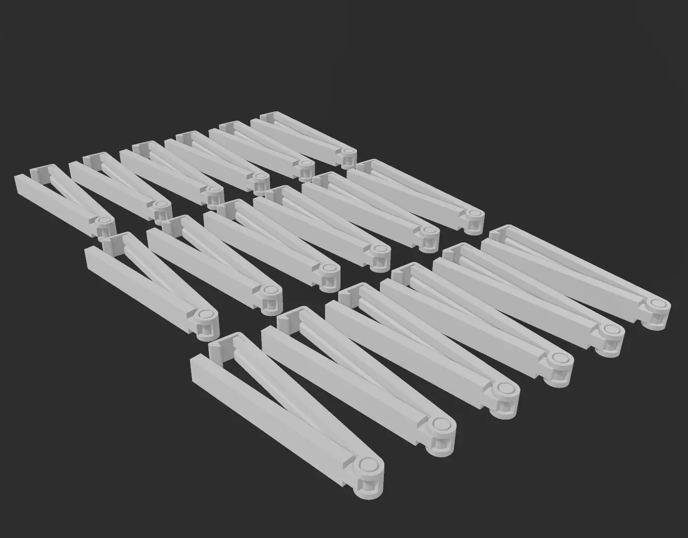 Bag clip edit more closed 3D print model_0