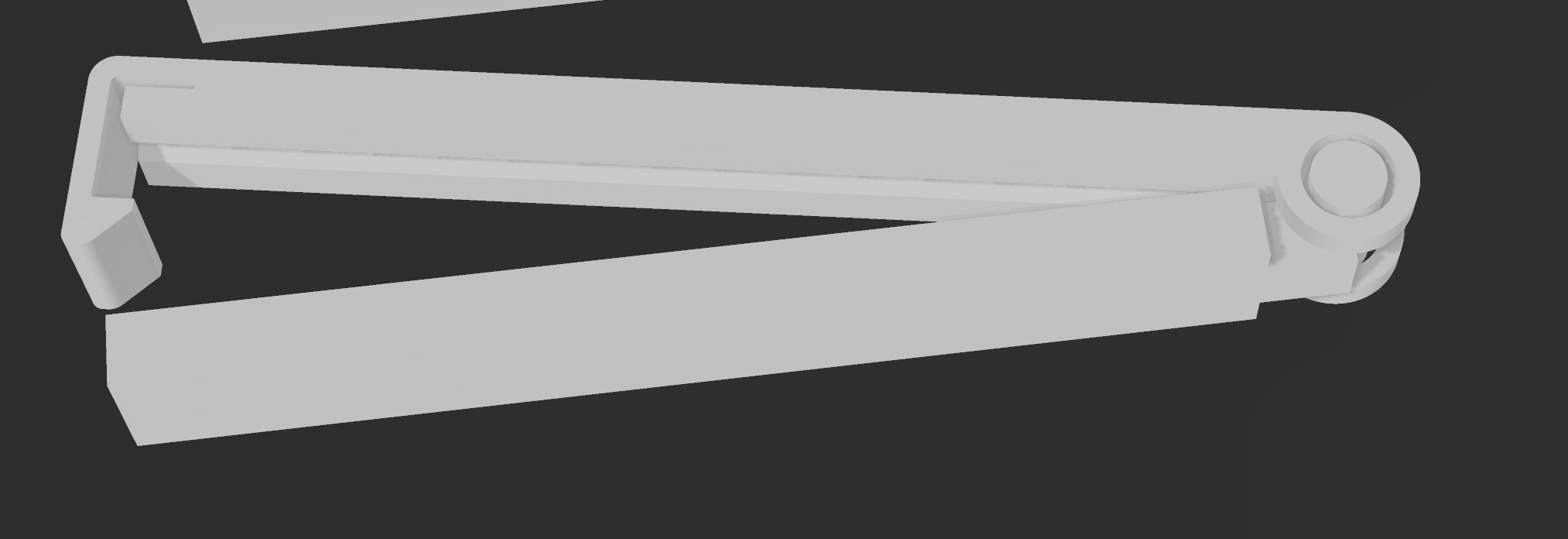 Bag clip edit more closed 3D print model_3