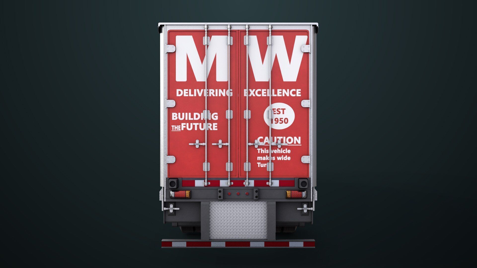 Heavy Truck 05 Curtainsider 4 Variant  All PBR Textures Low-poly 3D model_33