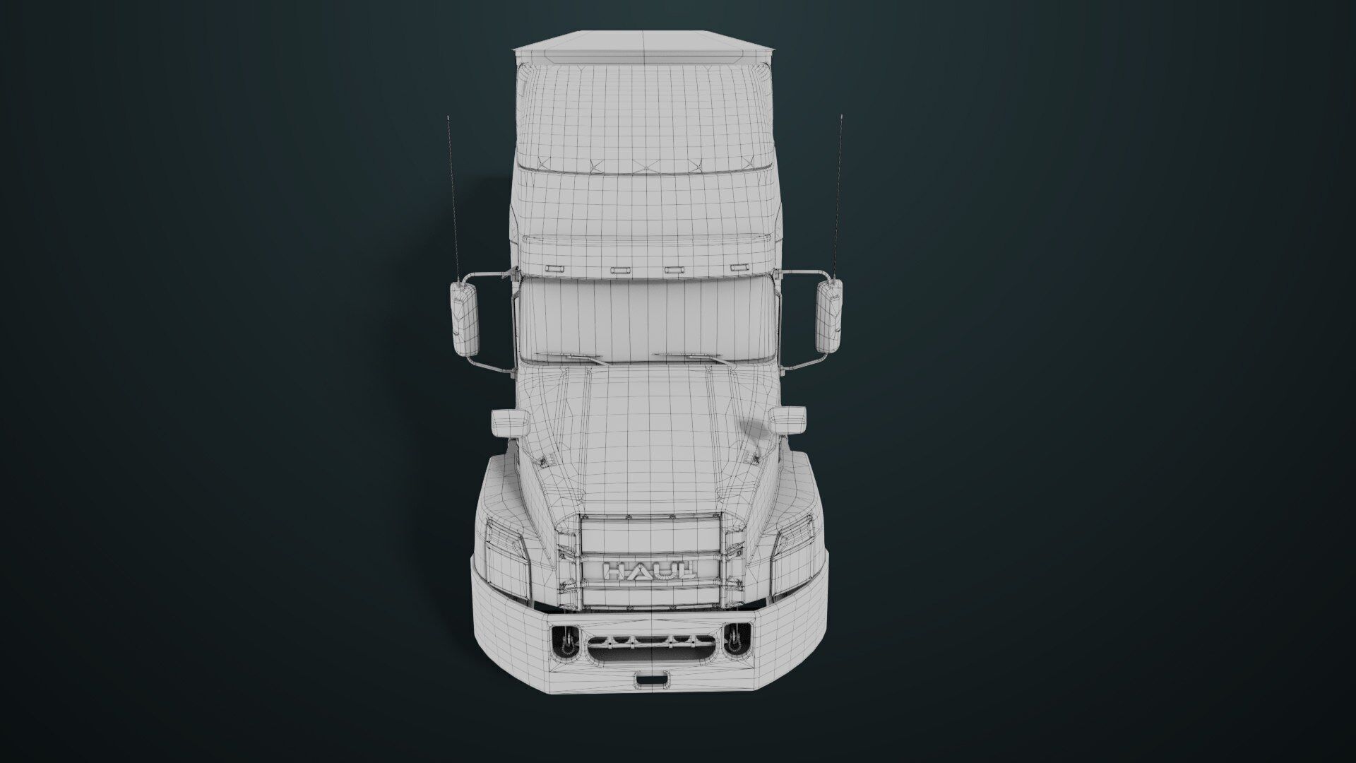 Heavy Truck 05 Curtainsider 4 Variant  All PBR Textures Low-poly 3D model_50