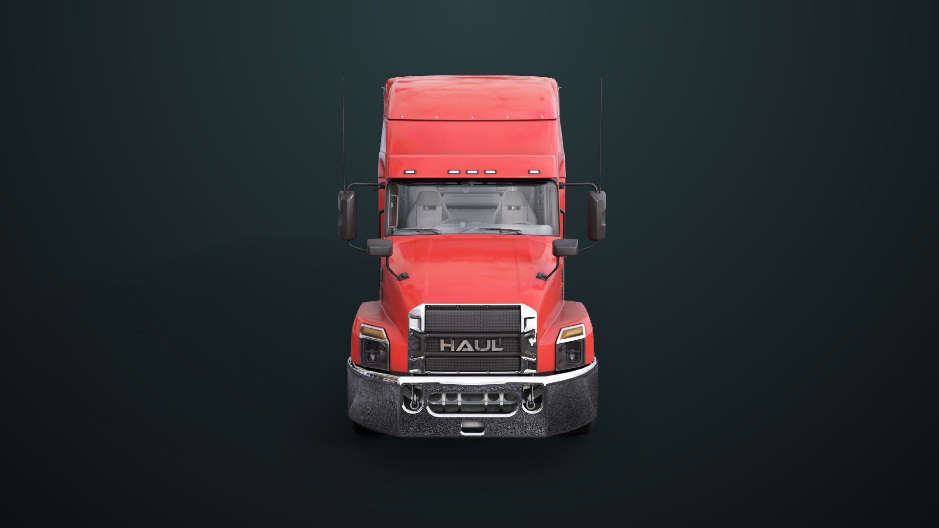 Heavy Truck 05 Curtainsider 4 Variant  All PBR Textures Low-poly 3D model_25