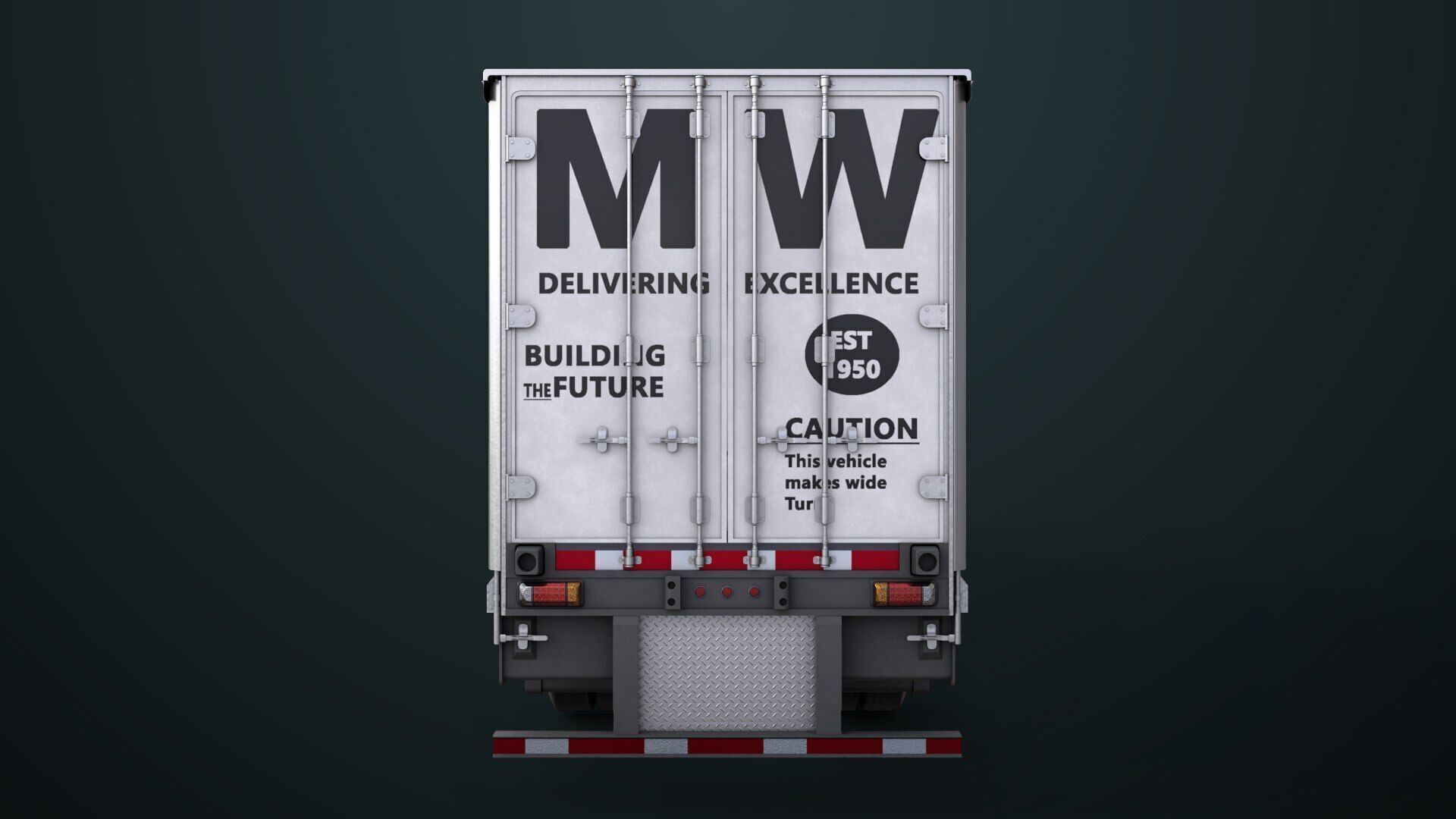 Heavy Truck 05 Curtainsider 4 Variant  All PBR Textures Low-poly 3D model_34