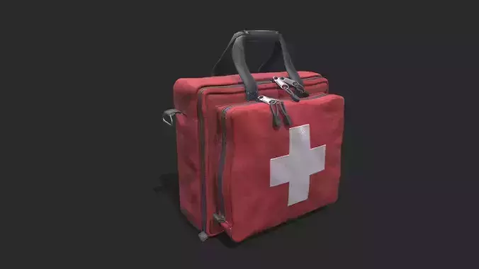 Medkit Low-poly PBR Low-poly 3D model