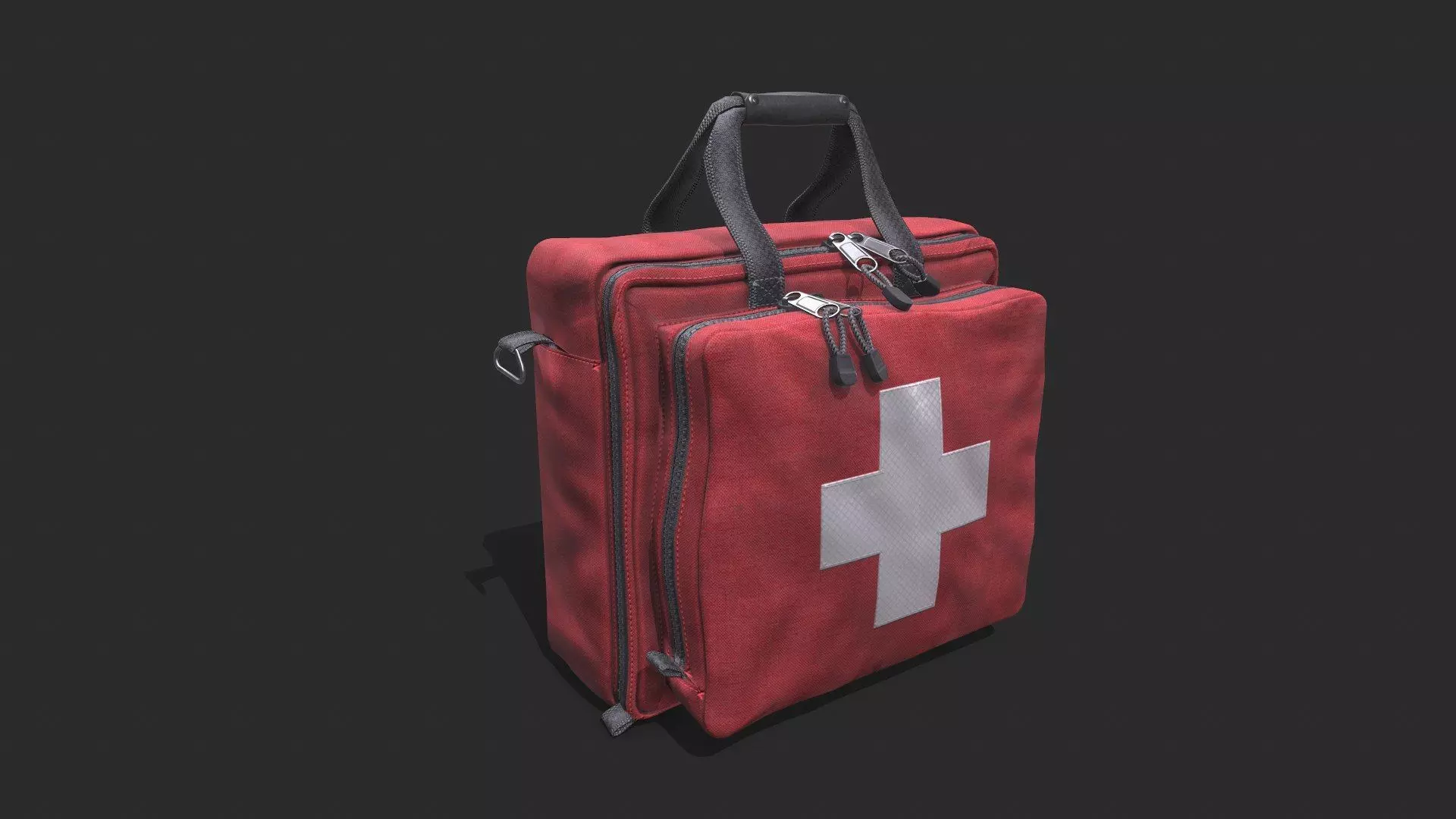 Medkit Low-poly PBR Low-poly 3D model_0