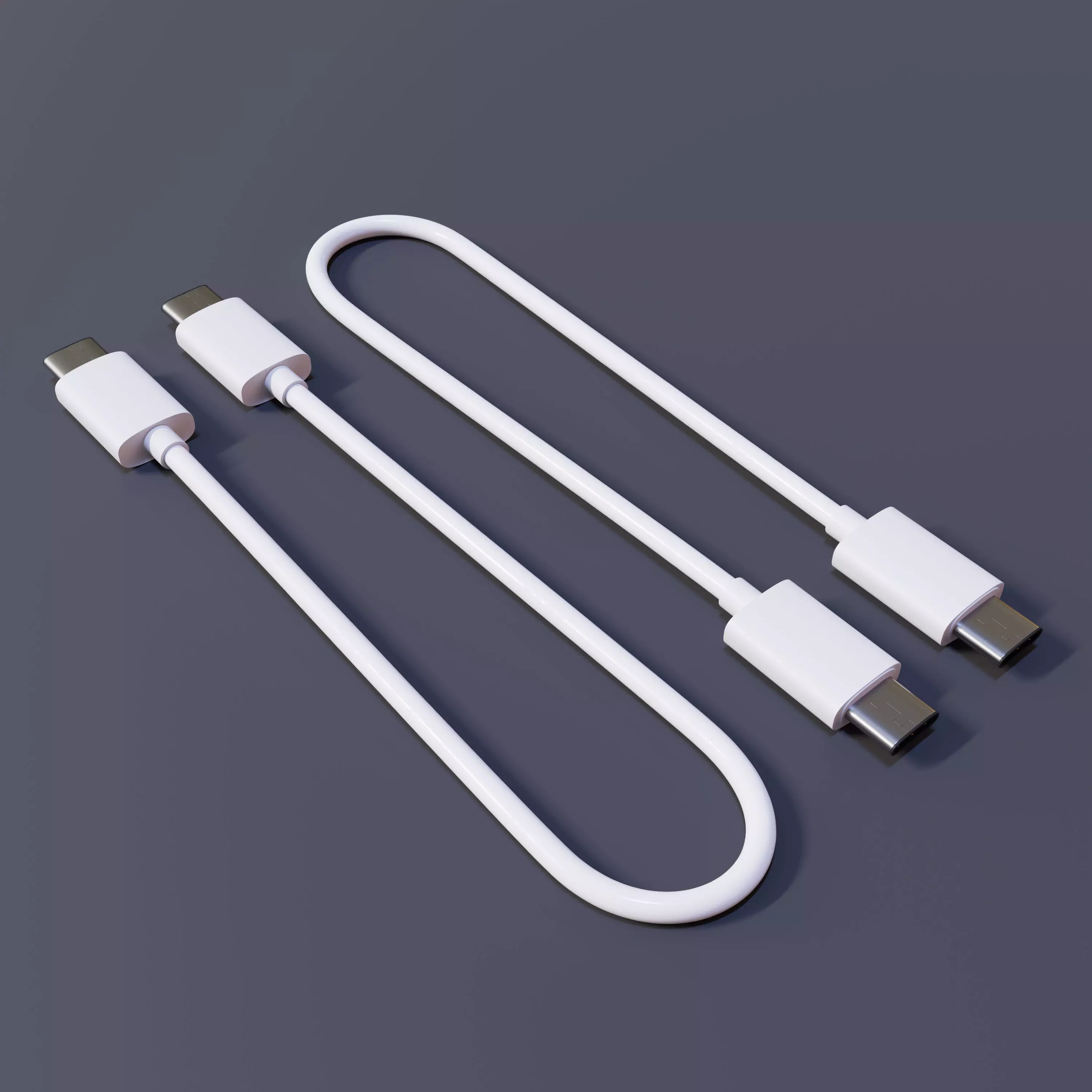 Type-C Cable 3D model_0